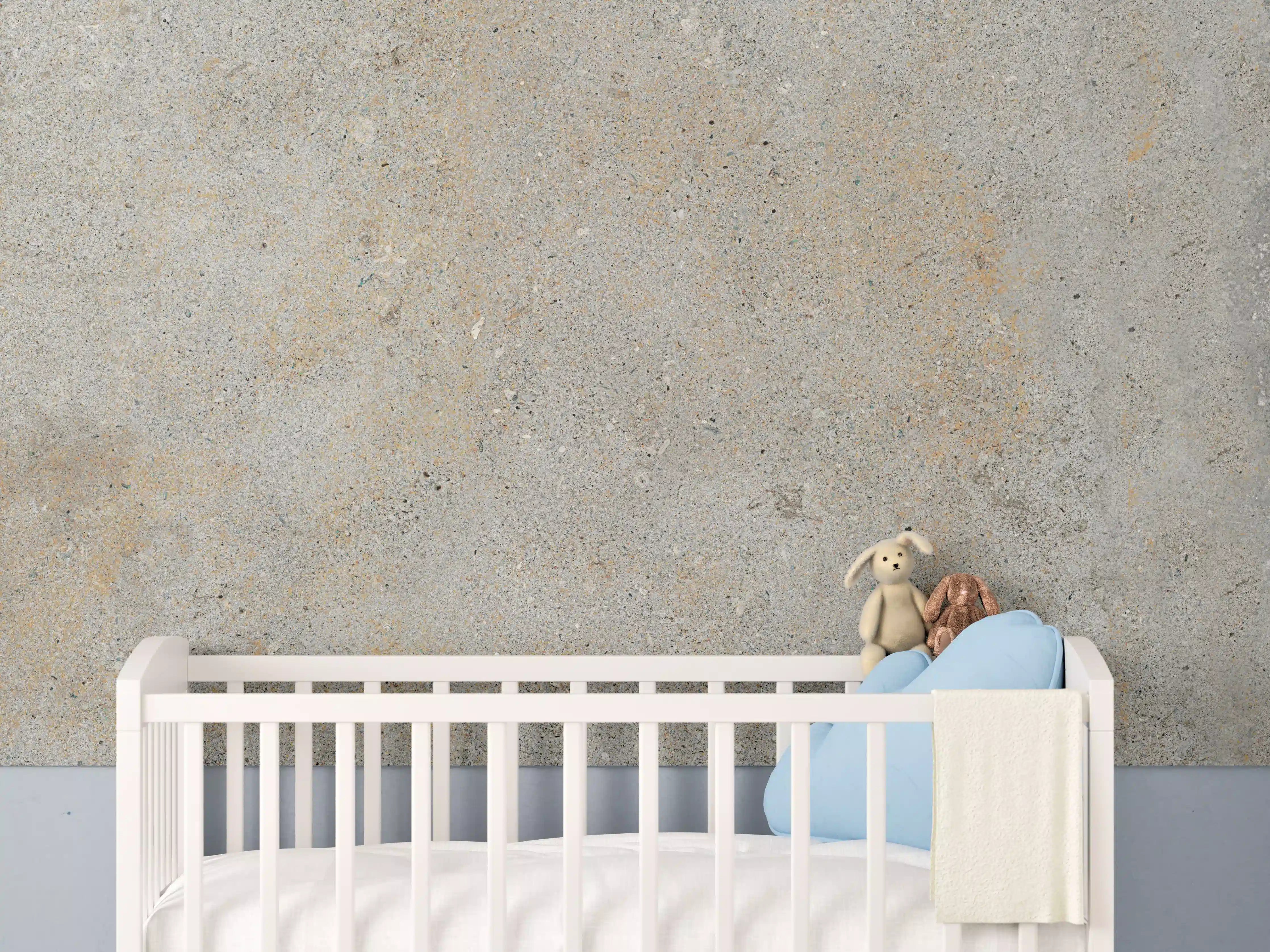 Babyzimmer Wandgestaltung - Grau städtische Marmortextur