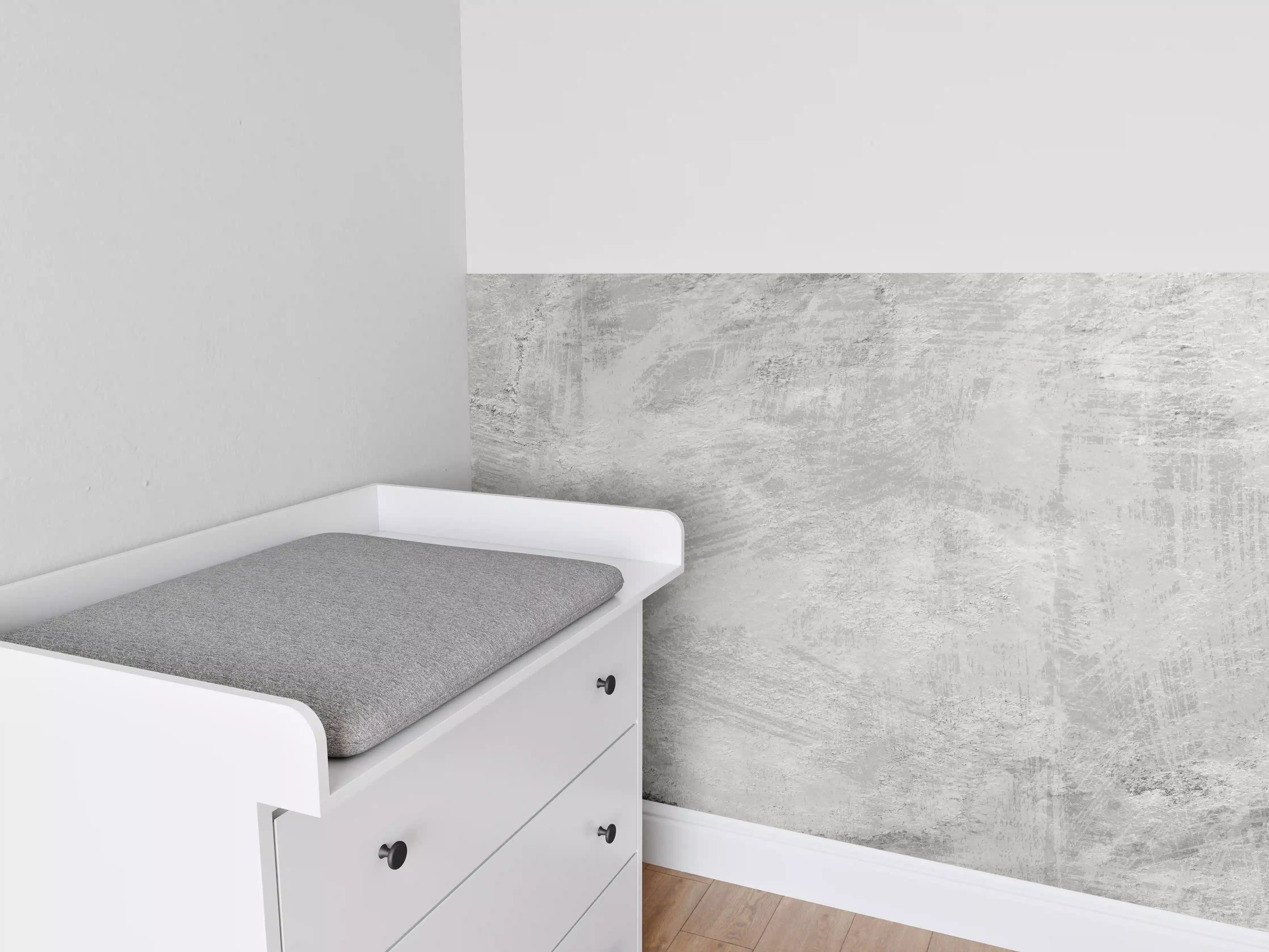 Babyzimmer Wandgestaltung - Graue Beton Textur Struktur