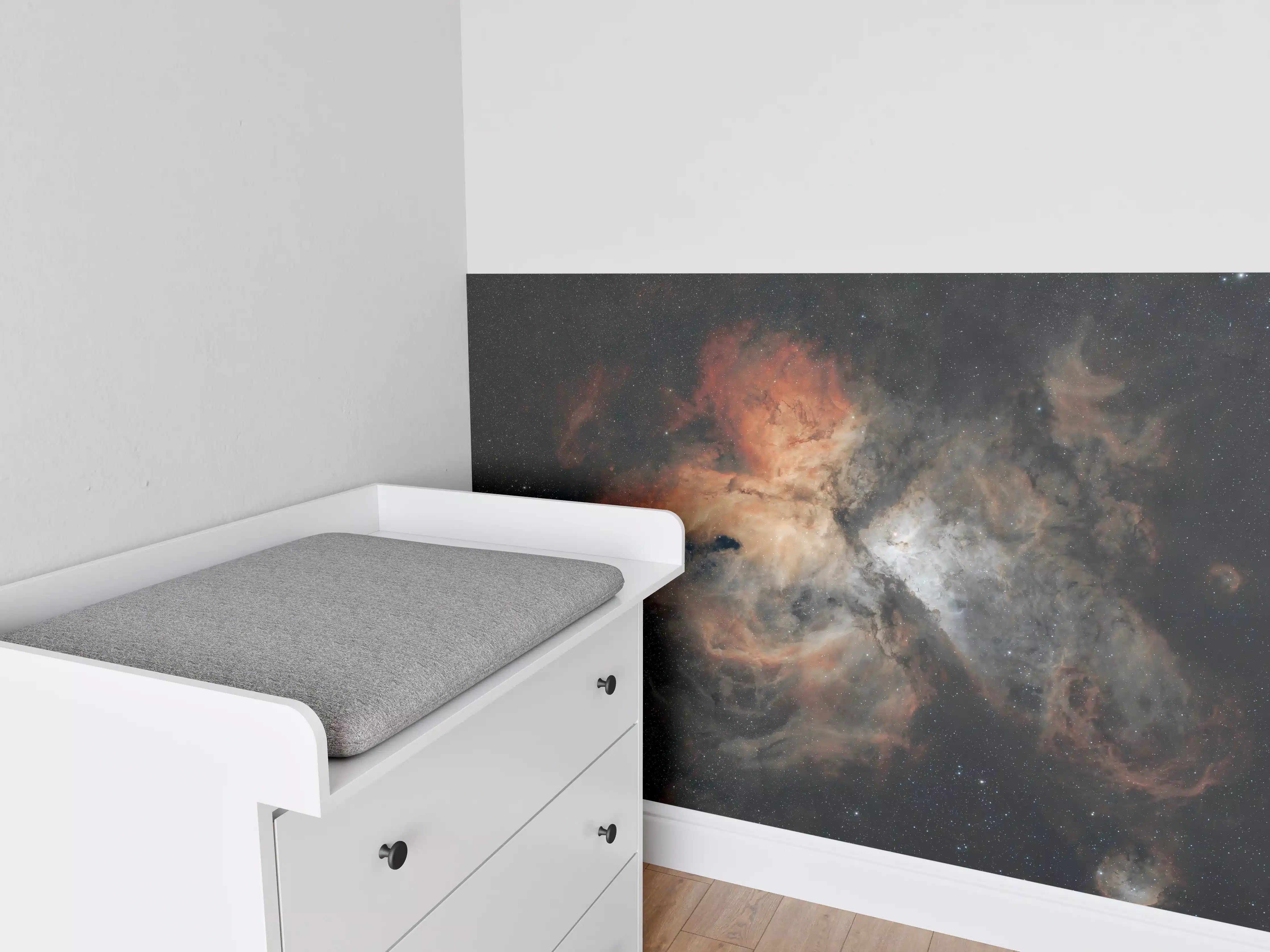 Babyzimmer Wandgestaltung - Great Carina Nebula