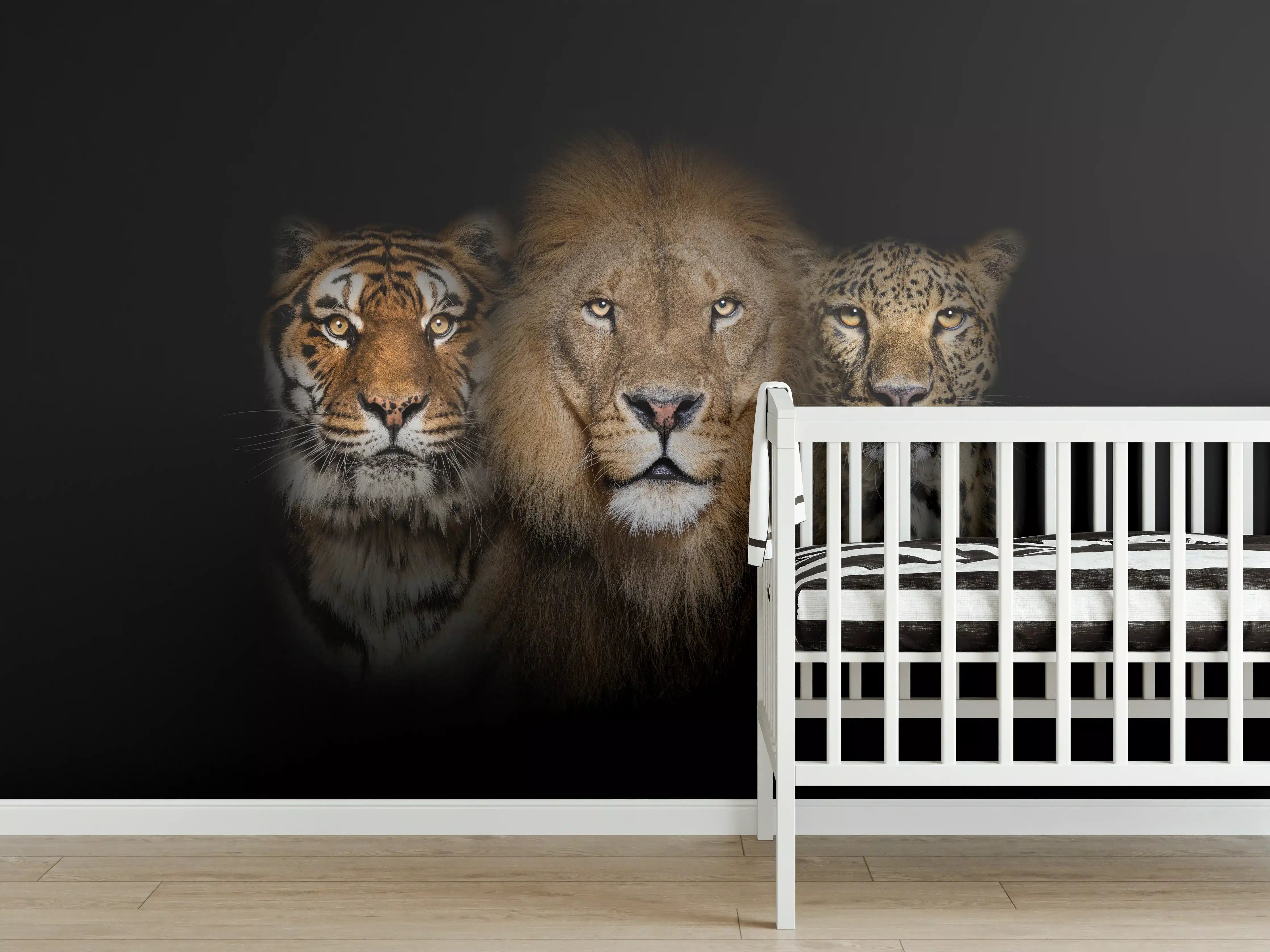 Babyzimmer Wandgestaltung - Großkatzen