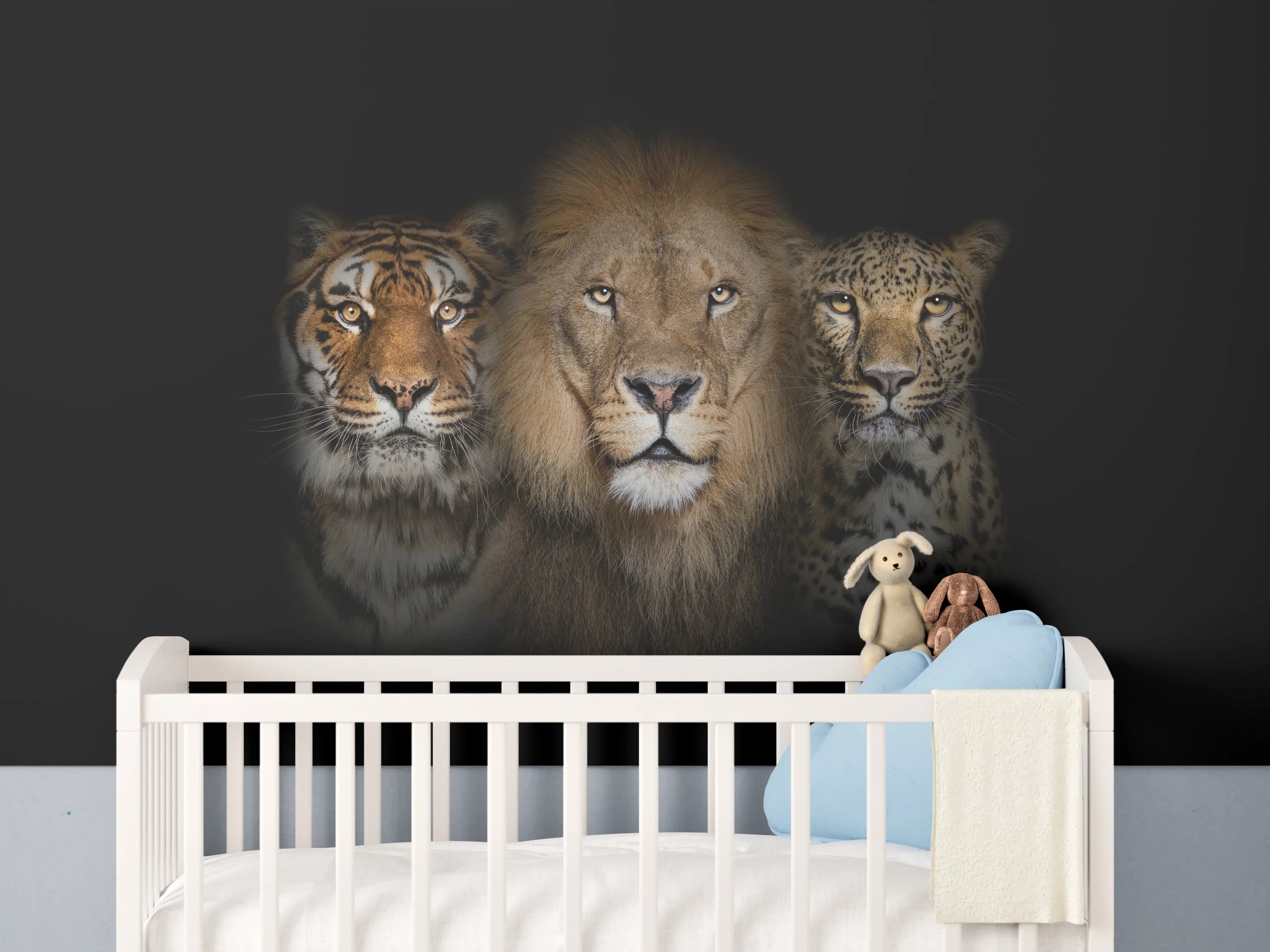 Babyzimmer Wandgestaltung - Großkatzen