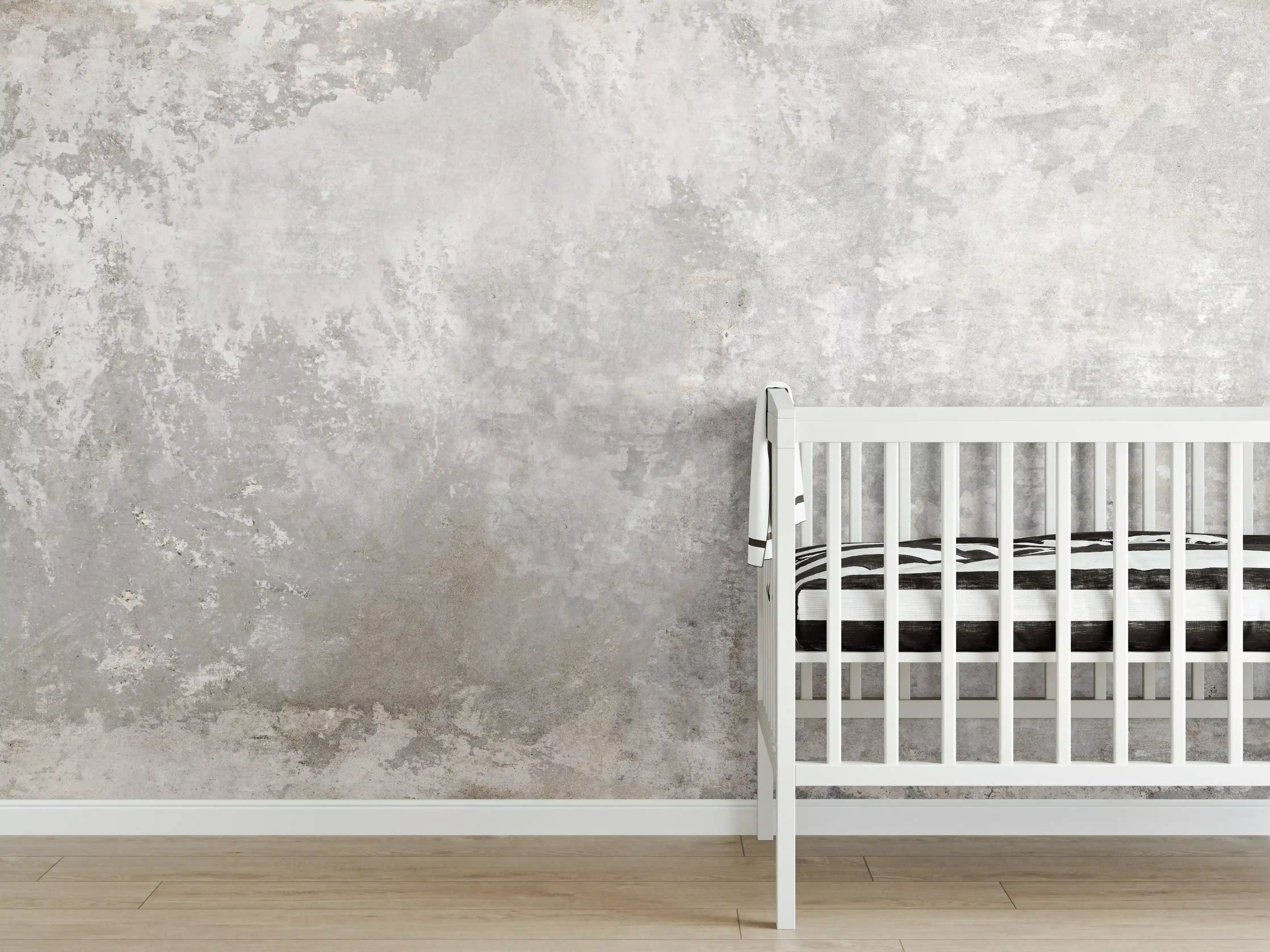 Babyzimmer Wandgestaltung - Grunge Zement Wandtextur