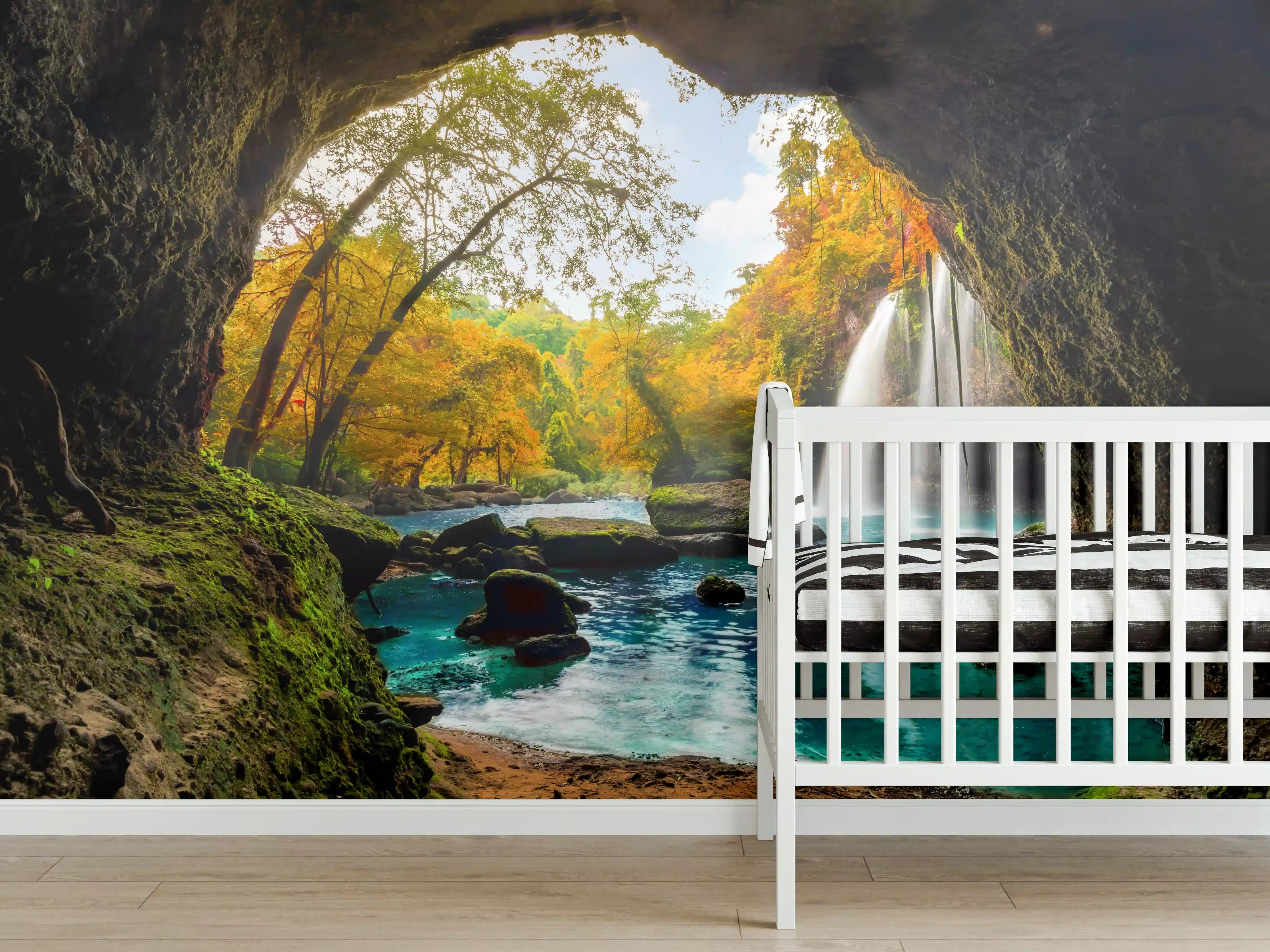 Babyzimmer Wandgestaltung - Heo Suwat Wasserfall in Thailand