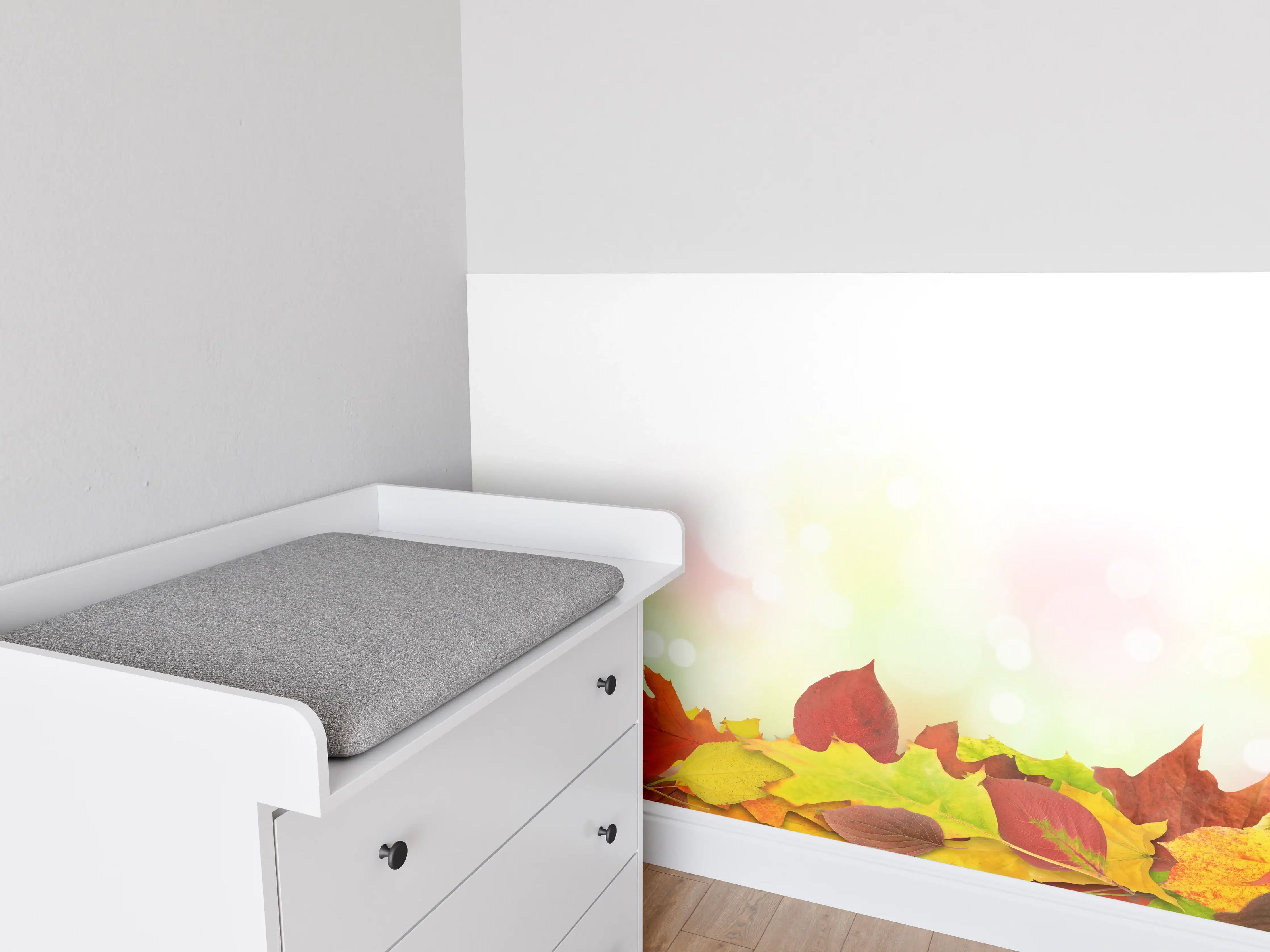 Babyzimmer Wandgestaltung - Herbst Fantasie