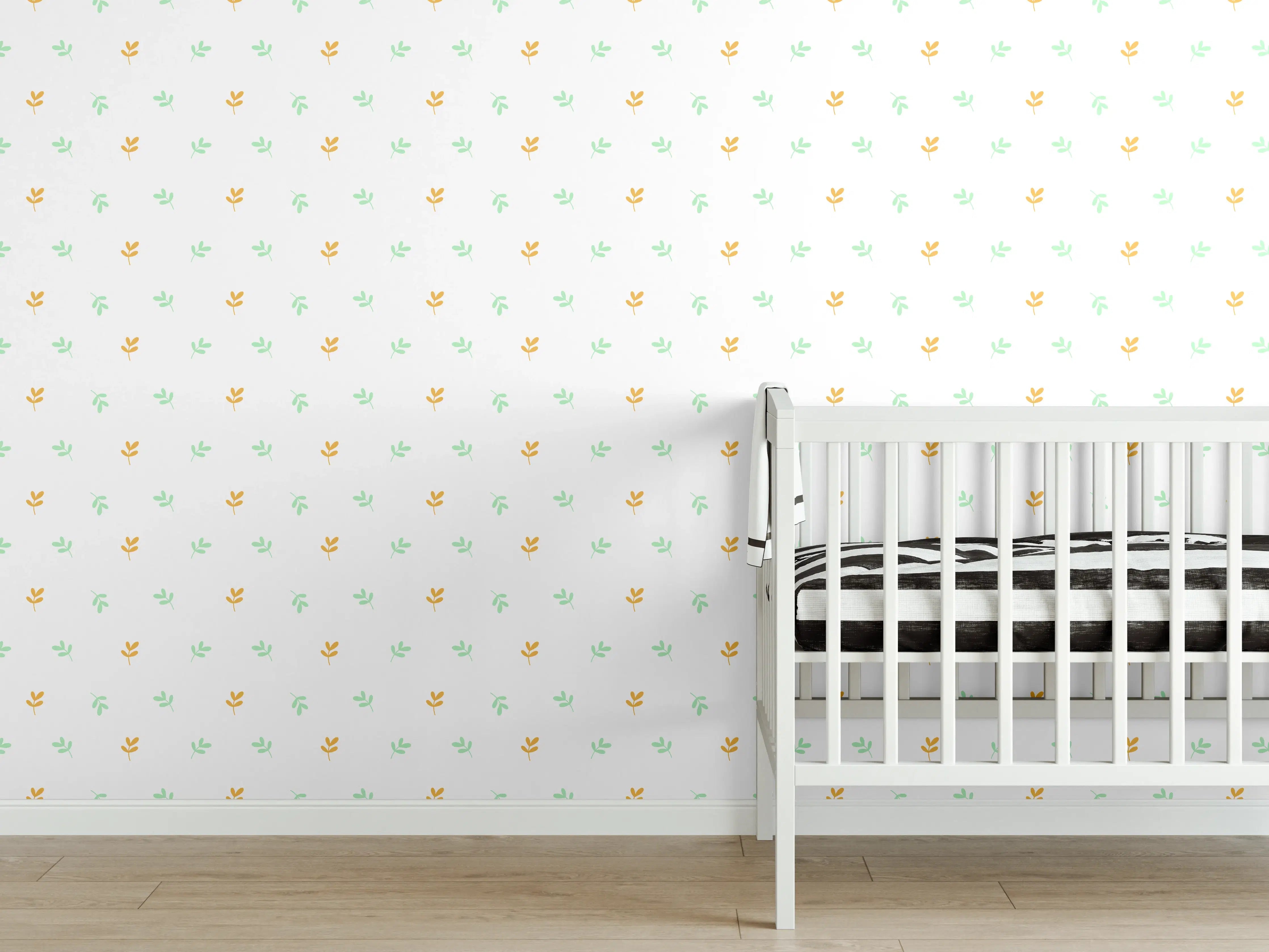 Babyzimmer Wandgestaltung - Himmel mit sanftem Farbverlauf