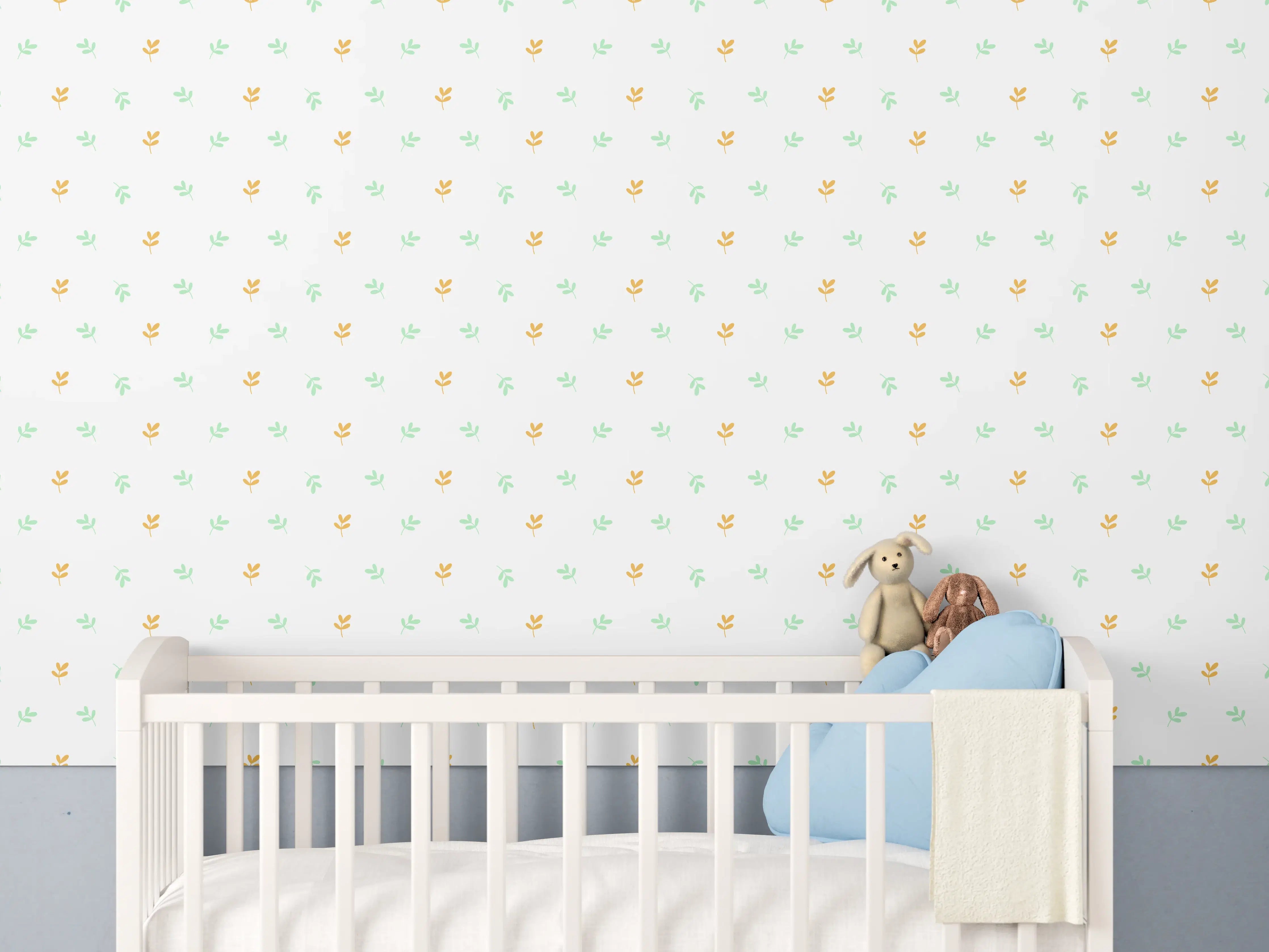 Babyzimmer Wandgestaltung - Himmel mit sanftem Farbverlauf