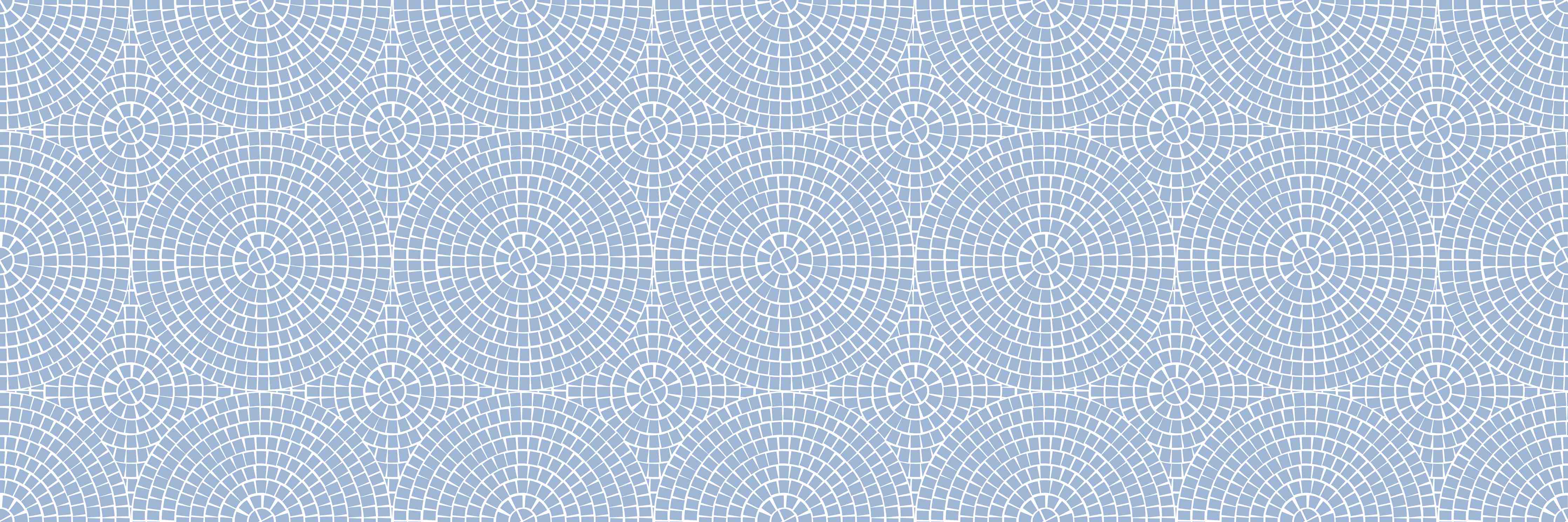 Babyzimmer Wandgestaltung-Himmelblauer Mosaikkunststoff