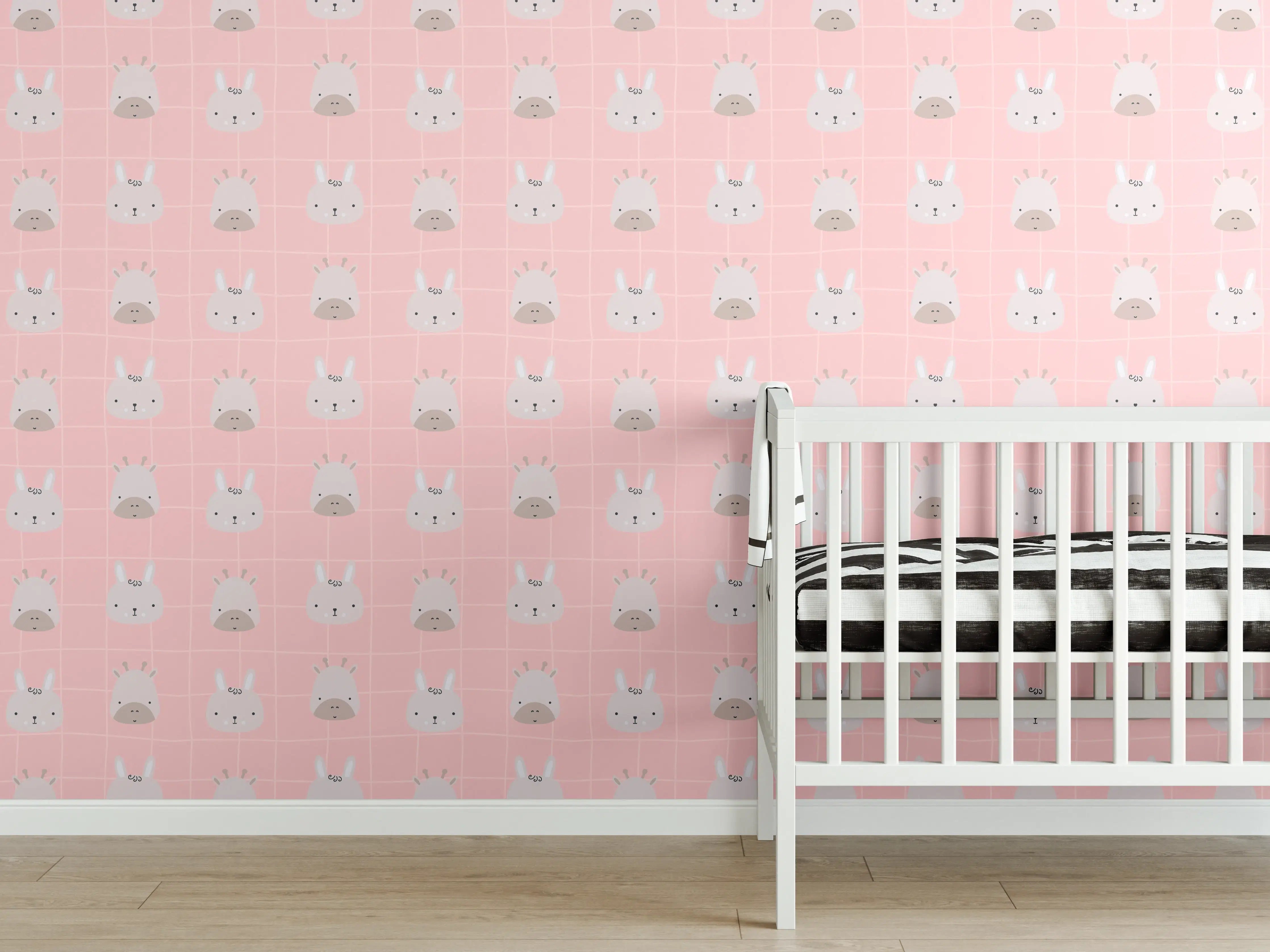 Babyzimmer Wandgestaltung - Himmlisches Portrait mit sanften Farbtönen