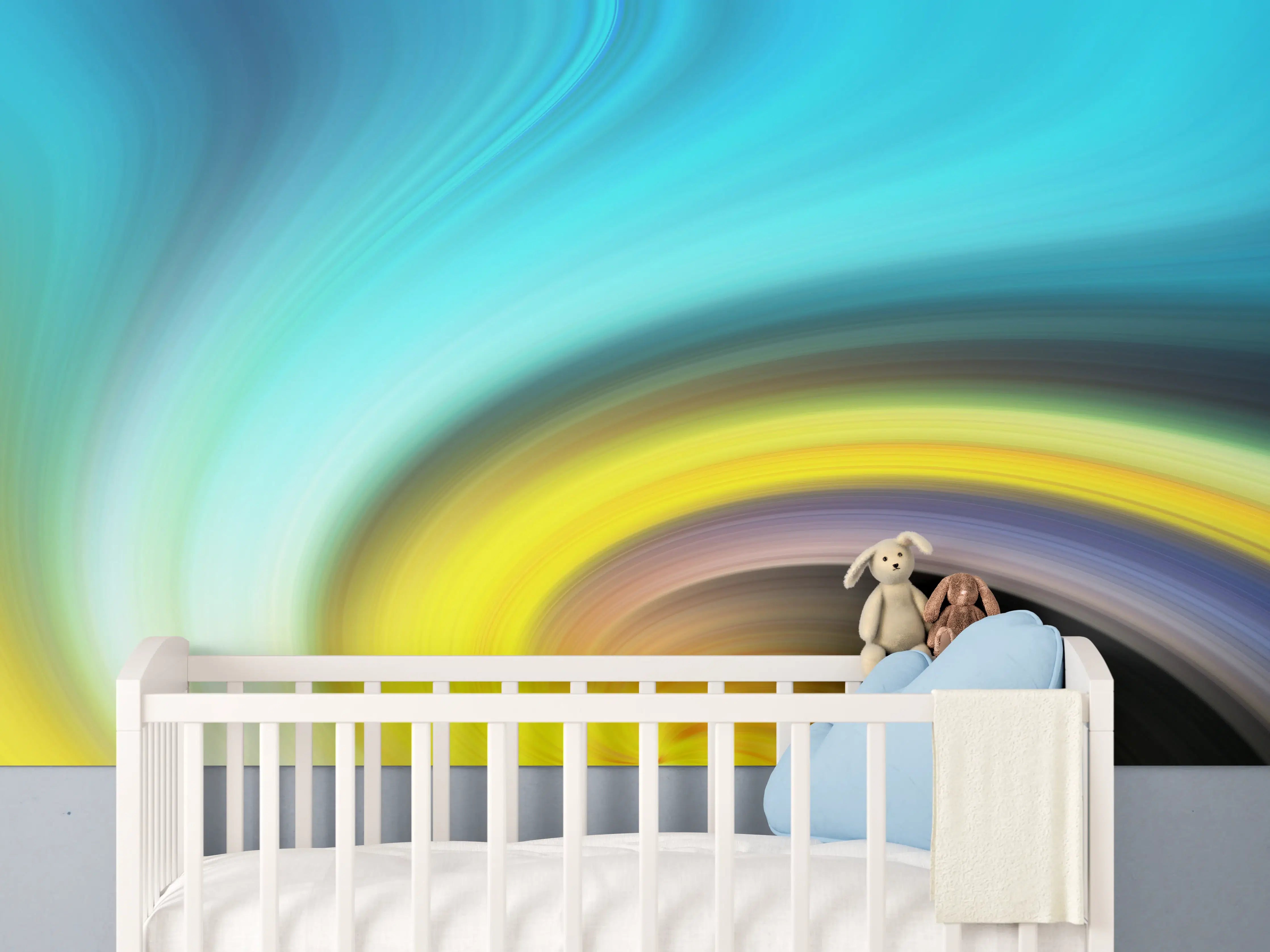 Babyzimmer Wandgestaltung - Hintergrundgestaltung