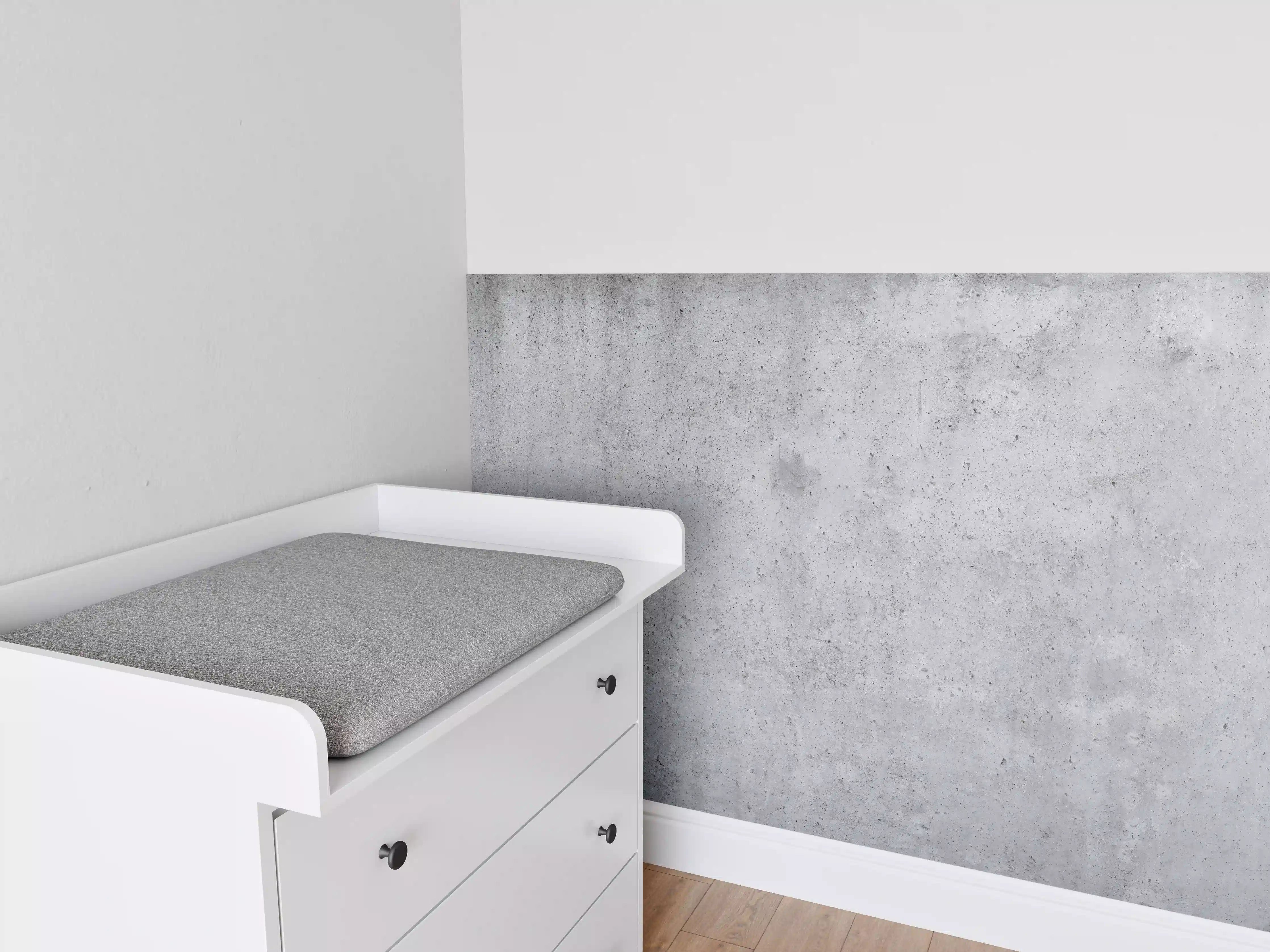 Babyzimmer Wandgestaltung - Hochauflösende Beton-Tapete