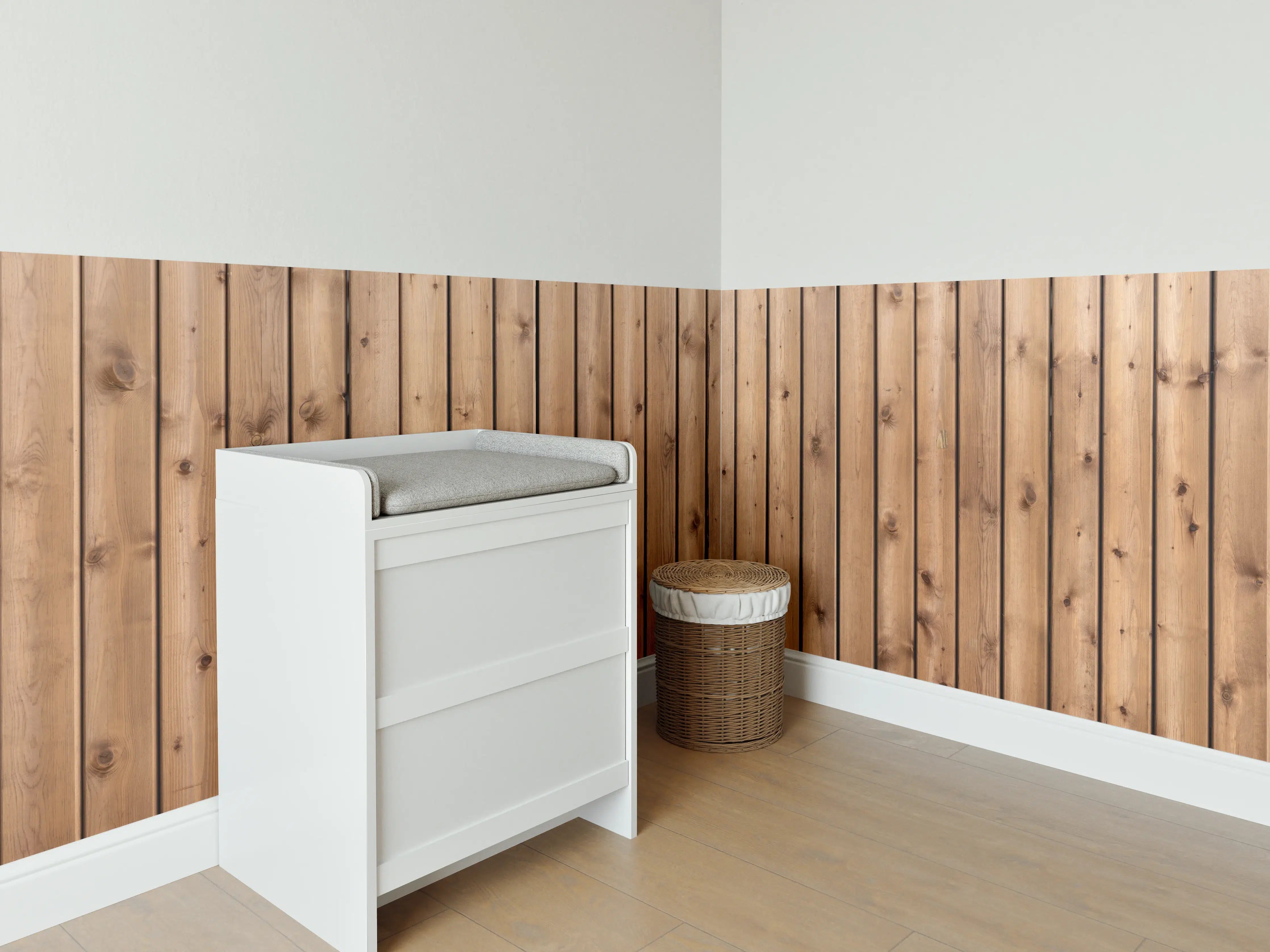 Babyzimmer Wandgestaltung - Hochauflösende Holzbrett-Struktur