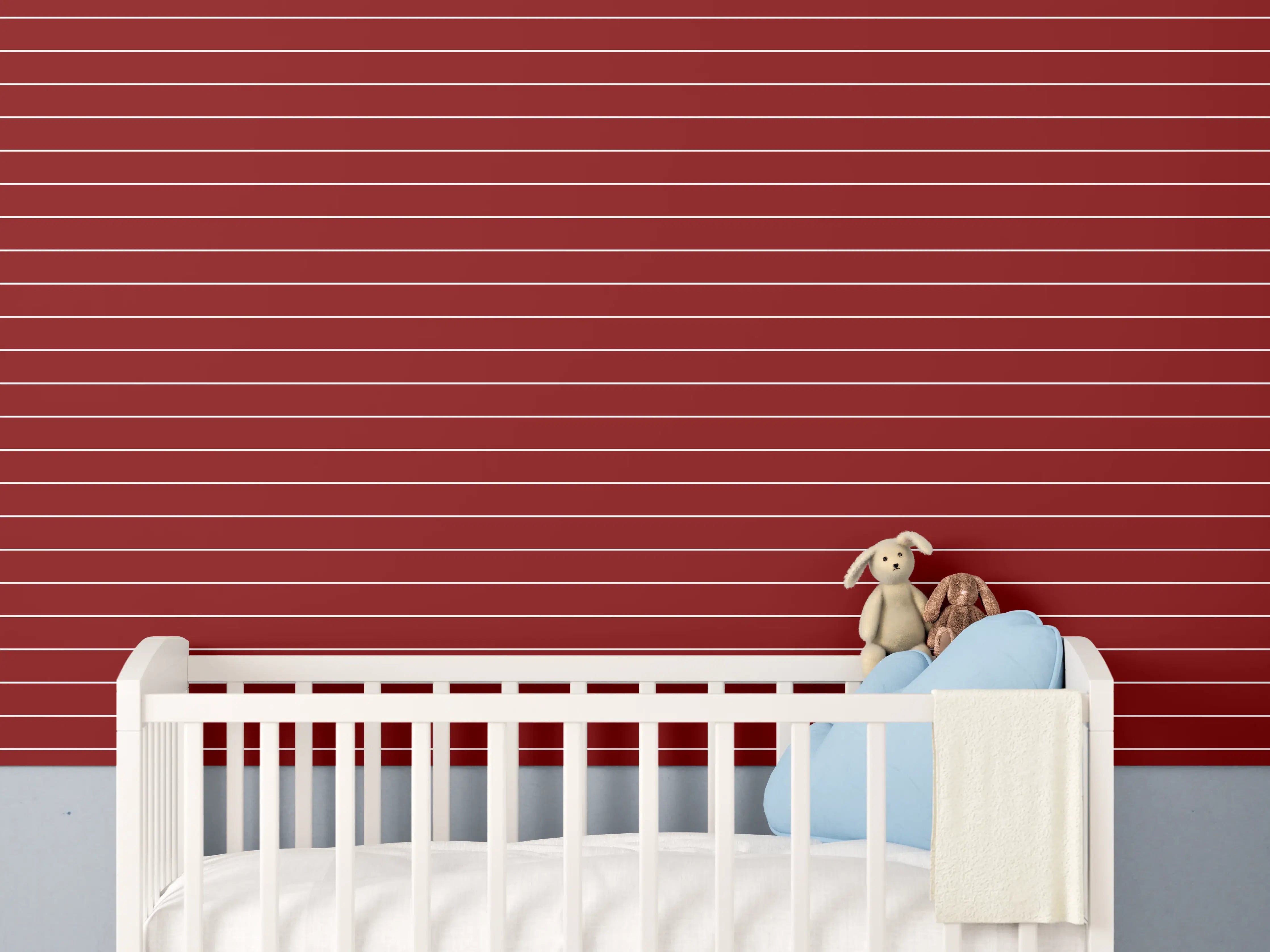 Babyzimmer Wandgestaltung - Hochwertige Weiß-Grau-Marmor-Textur mit feinen Graunuancen