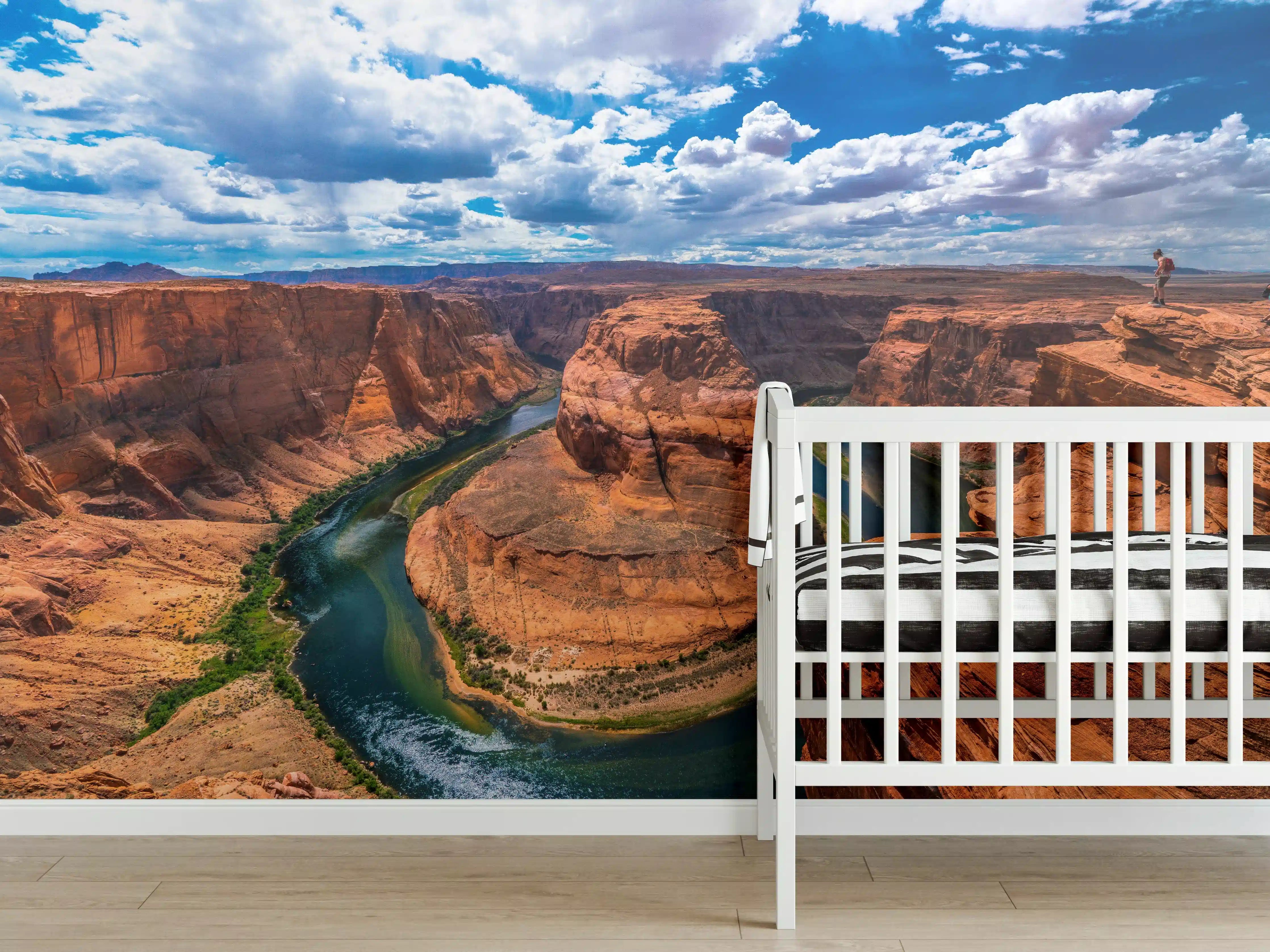 Babyzimmer Wandgestaltung - Horseshoe Bend Tal in Arizona bei Tag