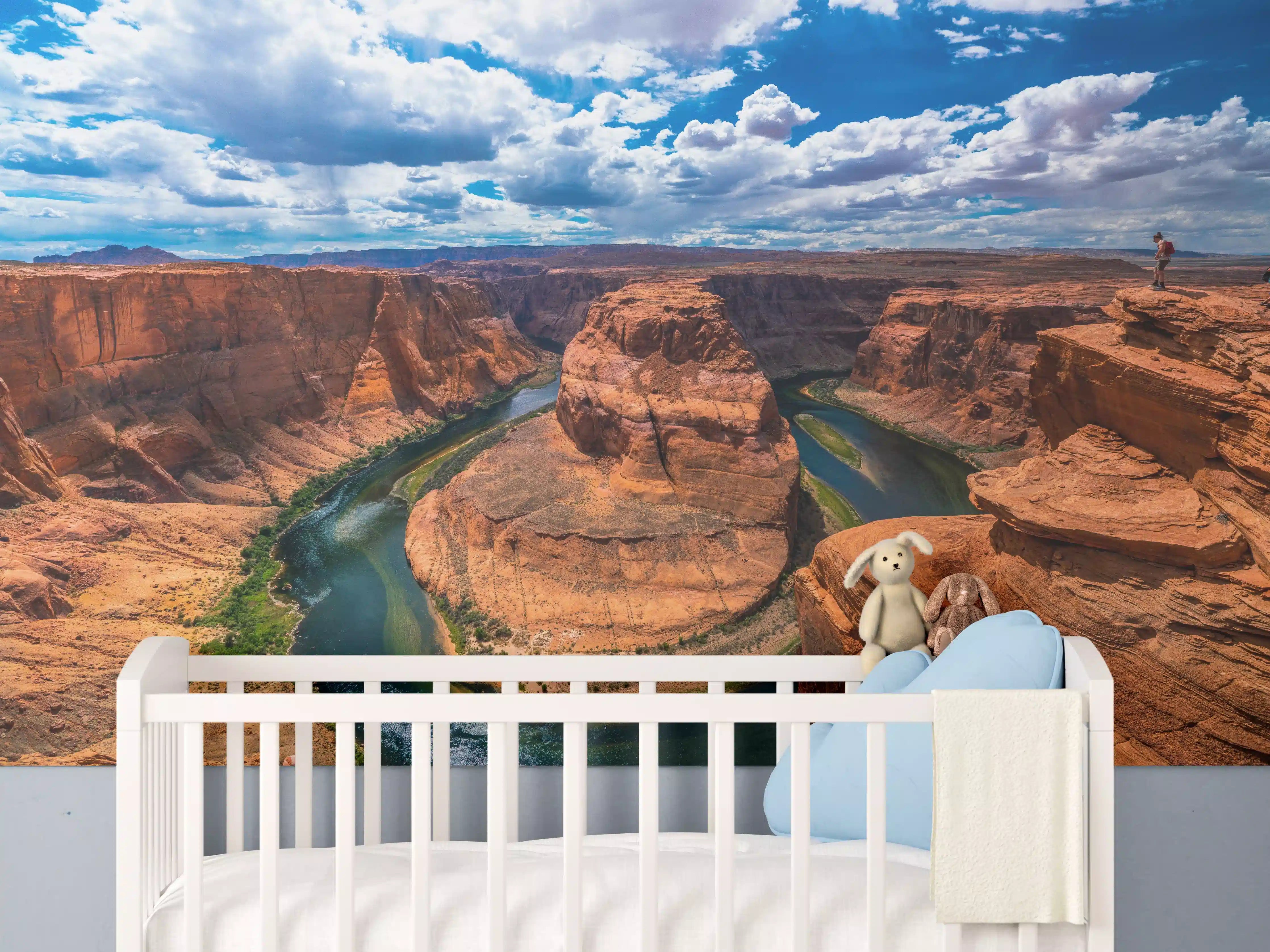 Babyzimmer Wandgestaltung - Horseshoe Bend Tal in Arizona bei Tag