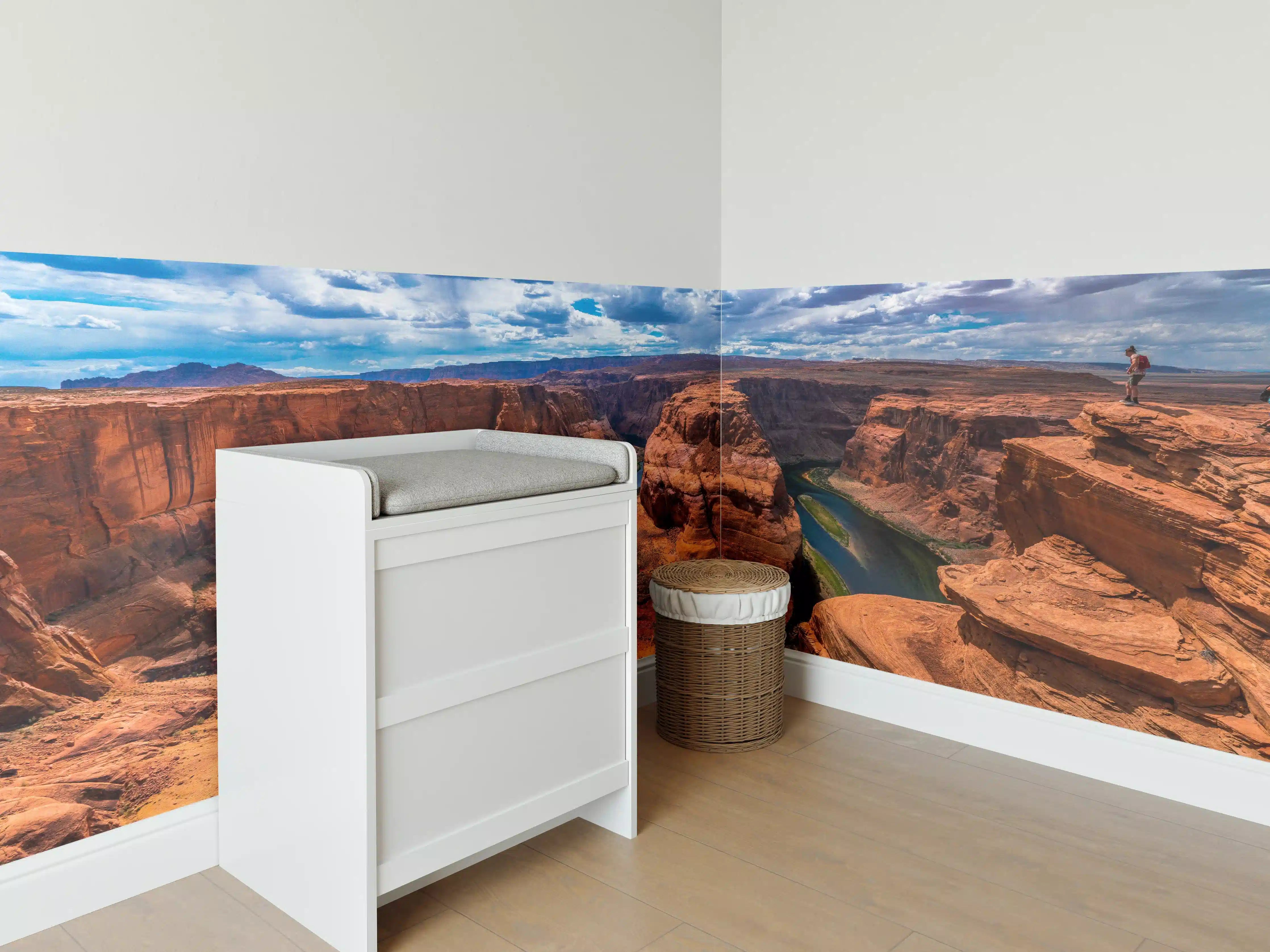 Babyzimmer Wandgestaltung - Horseshoe Bend Tal in Arizona bei Tag