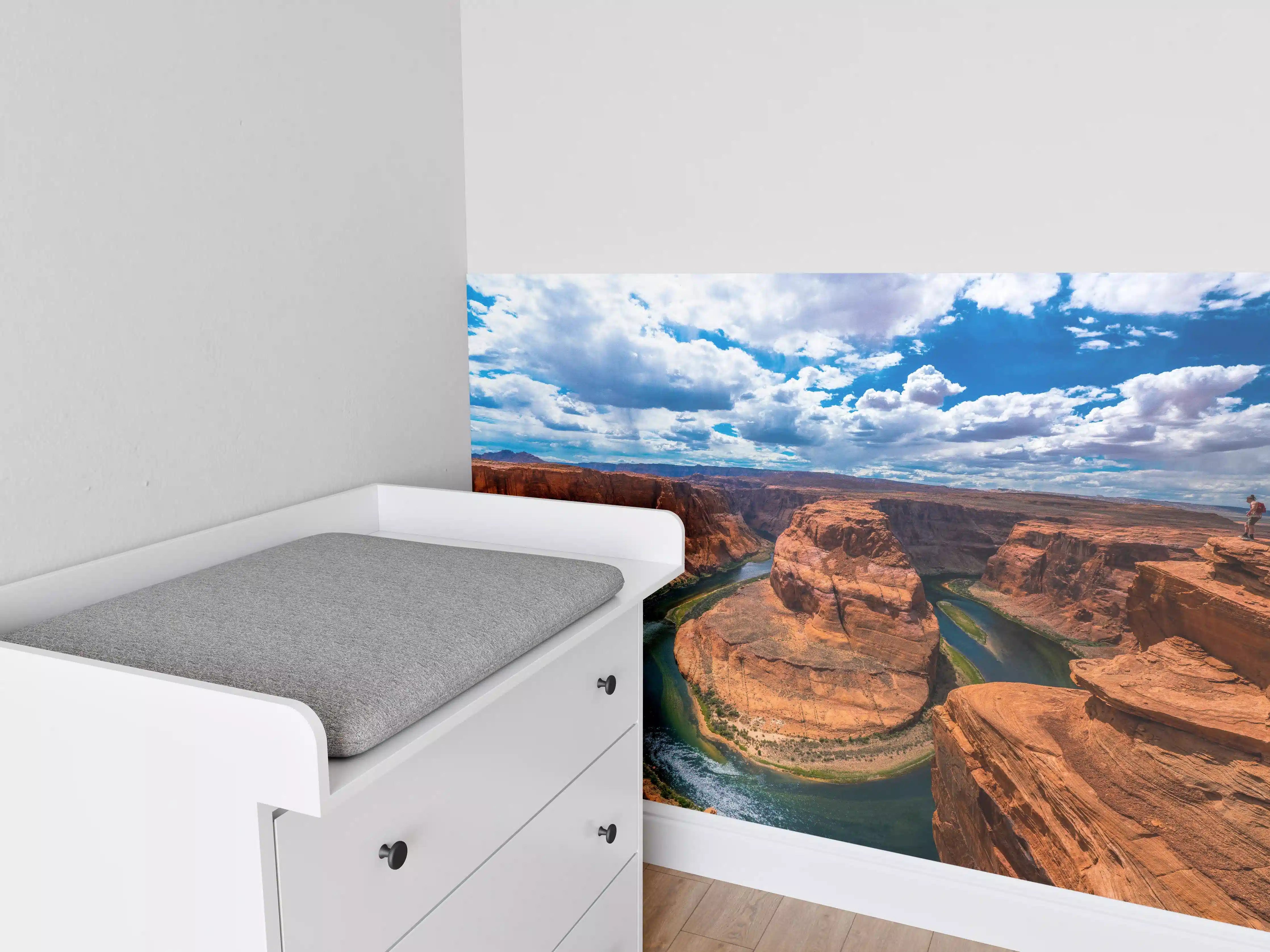 Babyzimmer Wandgestaltung - Horseshoe Bend Tal in Arizona bei Tag
