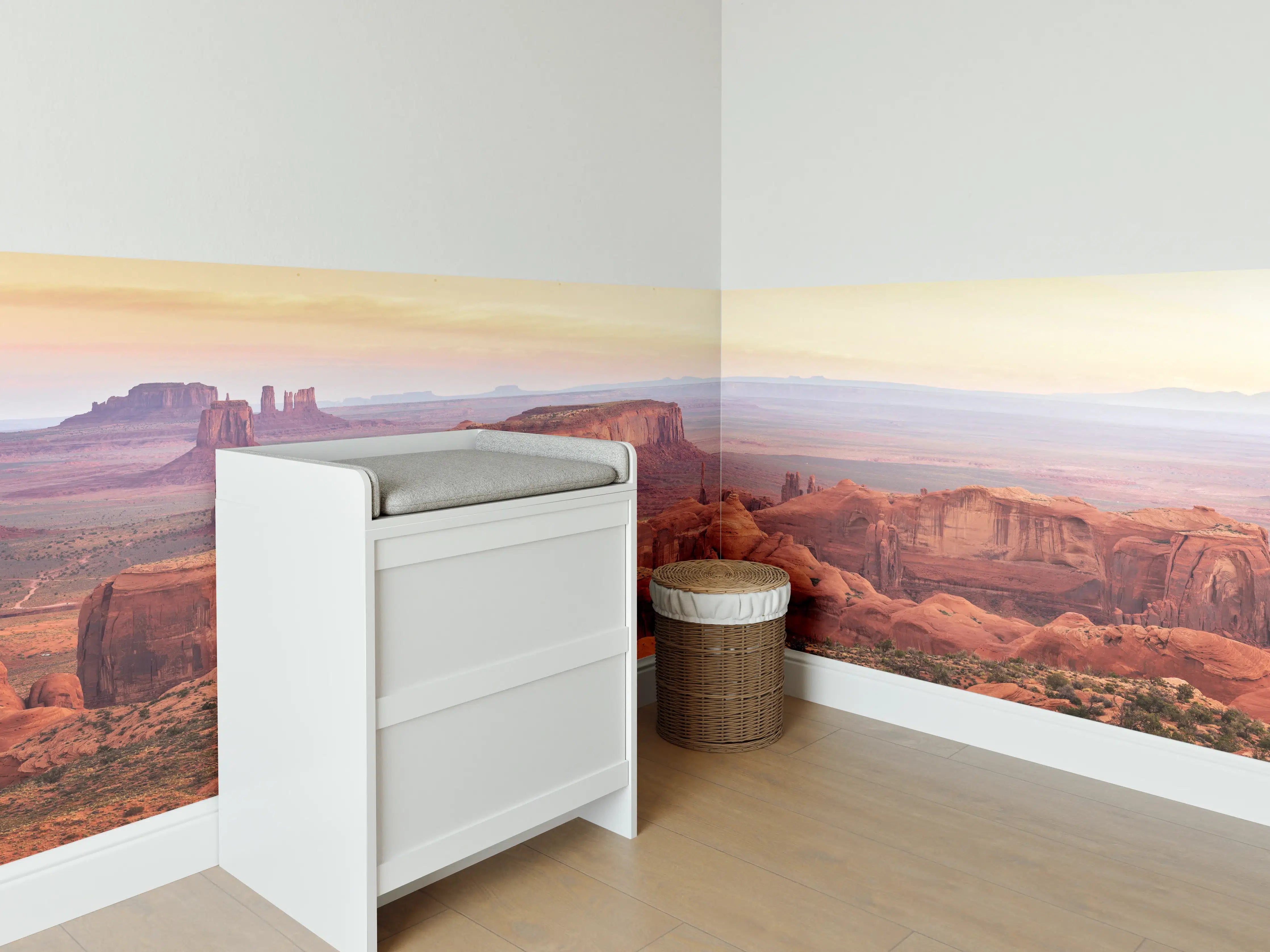 Babyzimmer Wandgestaltung - Hunts Mesa Schlucht in Arizona