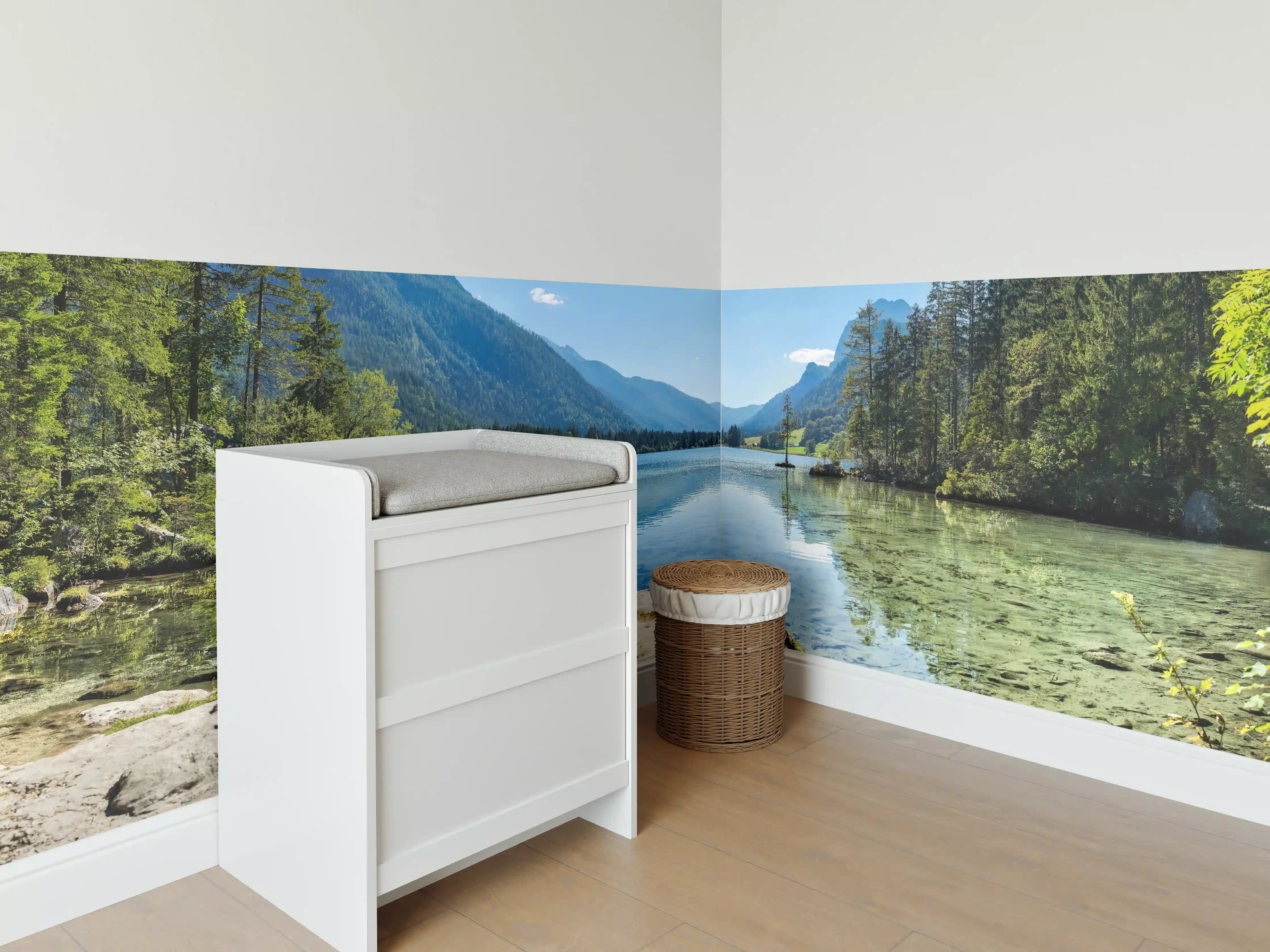 Babyzimmer Wandgestaltung - Idyllischer Königssee