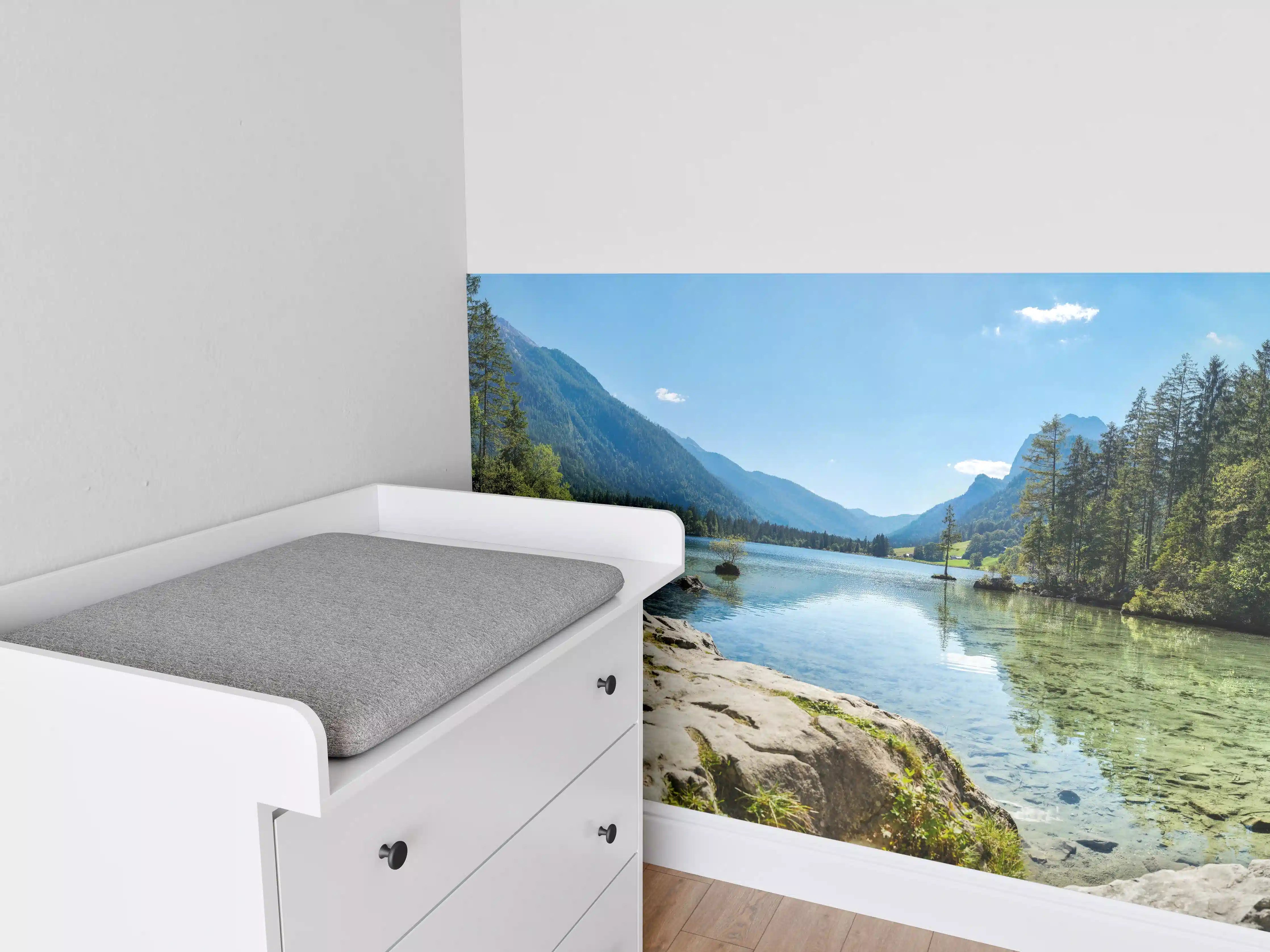 Babyzimmer Wandgestaltung - Idyllischer Königssee