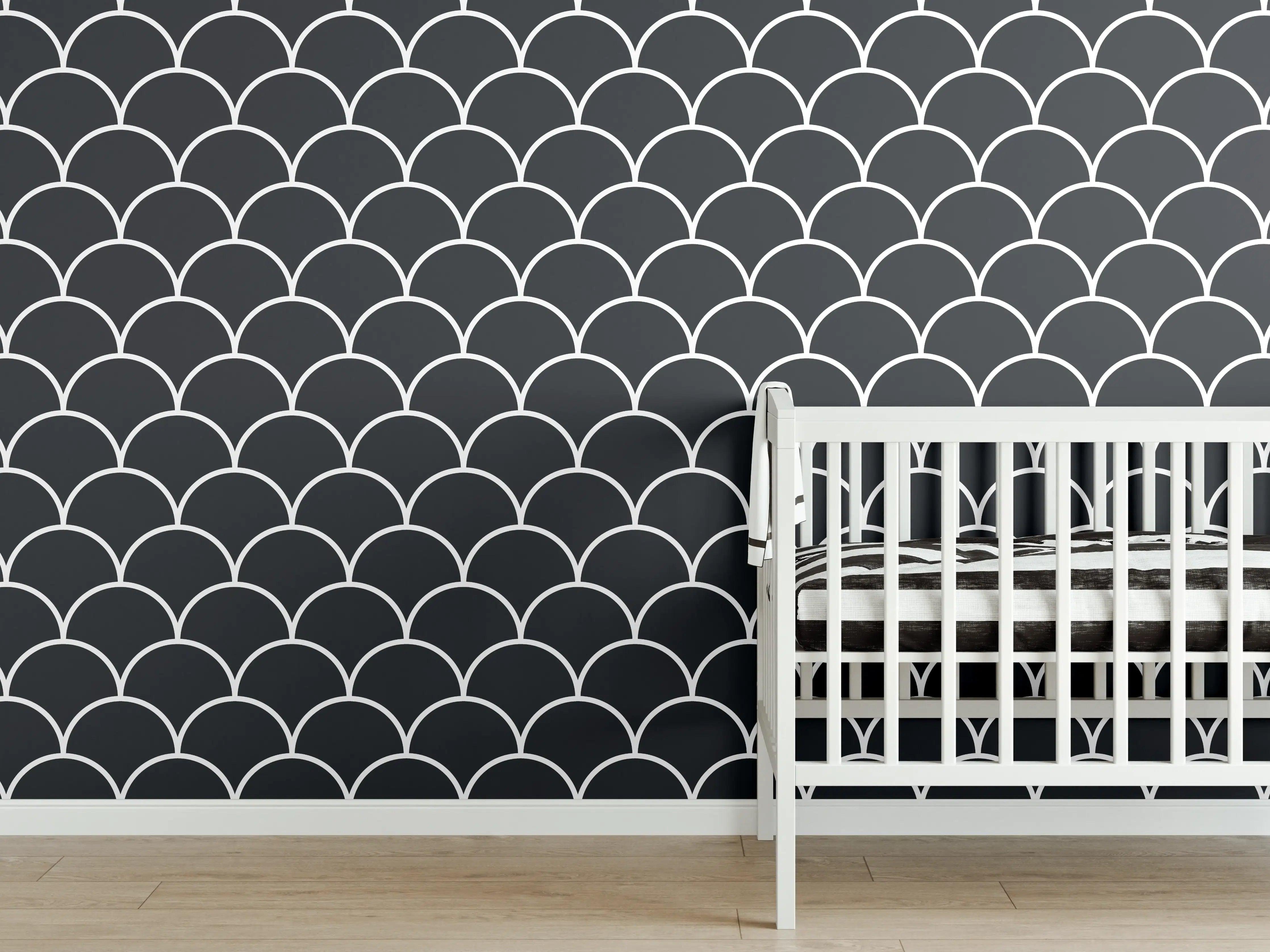 Babyzimmer Wandgestaltung - Imperfekte Eleganz - Carbone Dekor