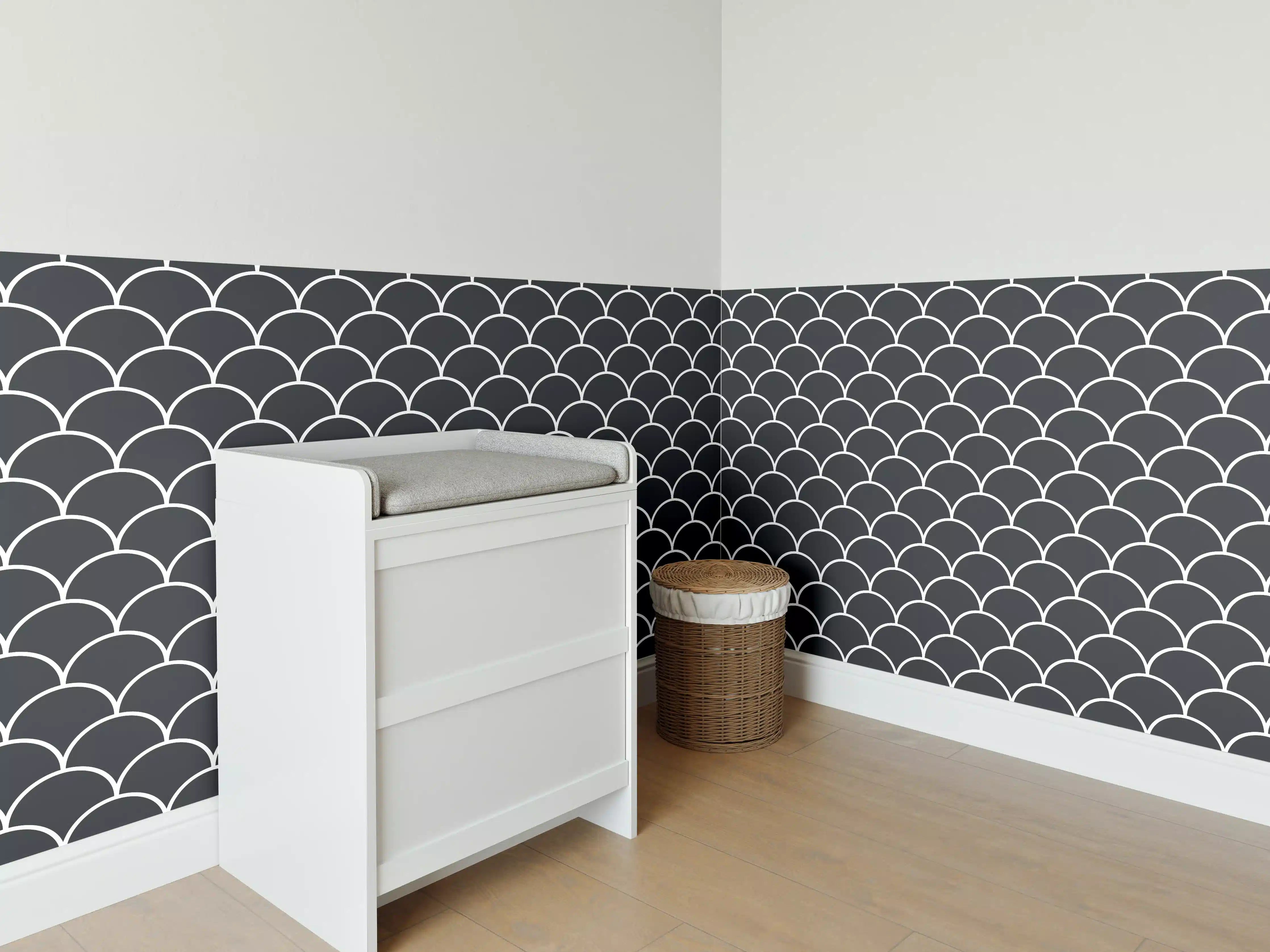 Babyzimmer Wandgestaltung - Imperfekte Eleganz - Carbone Dekor