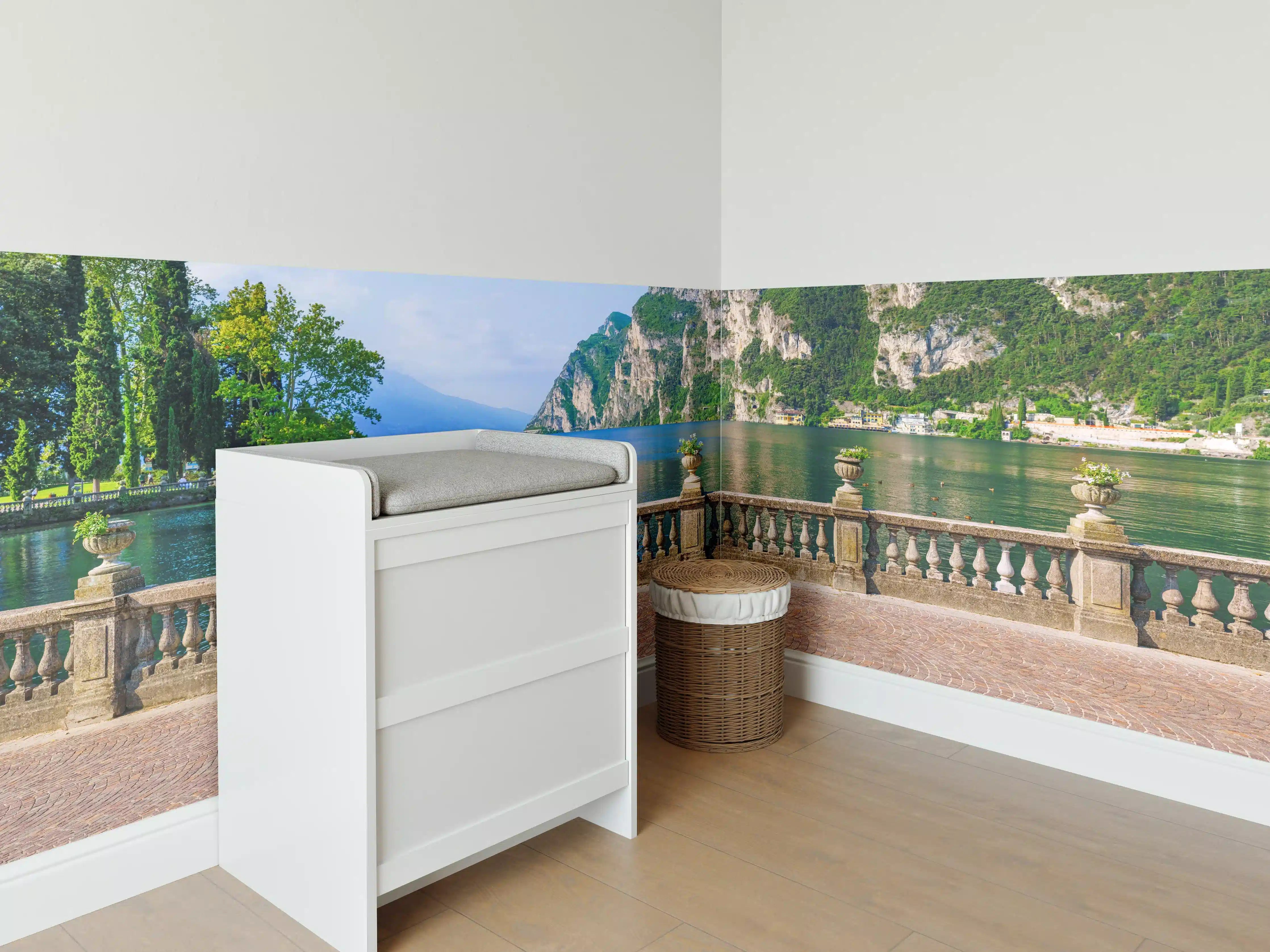 Babyzimmer Wandgestaltung - Italien Riva del Garda See