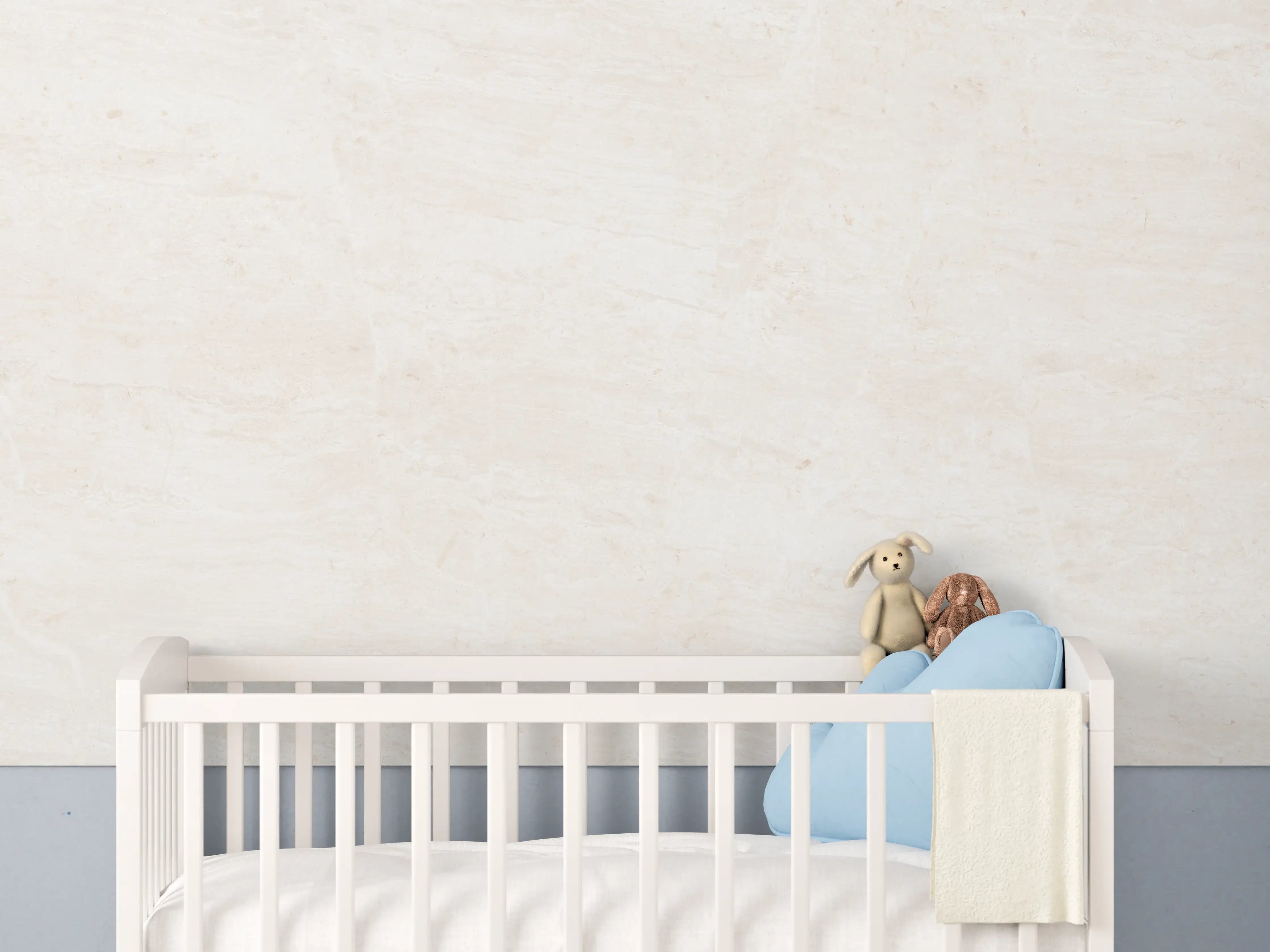 Babyzimmer Wandgestaltung - Italienischer Marmor