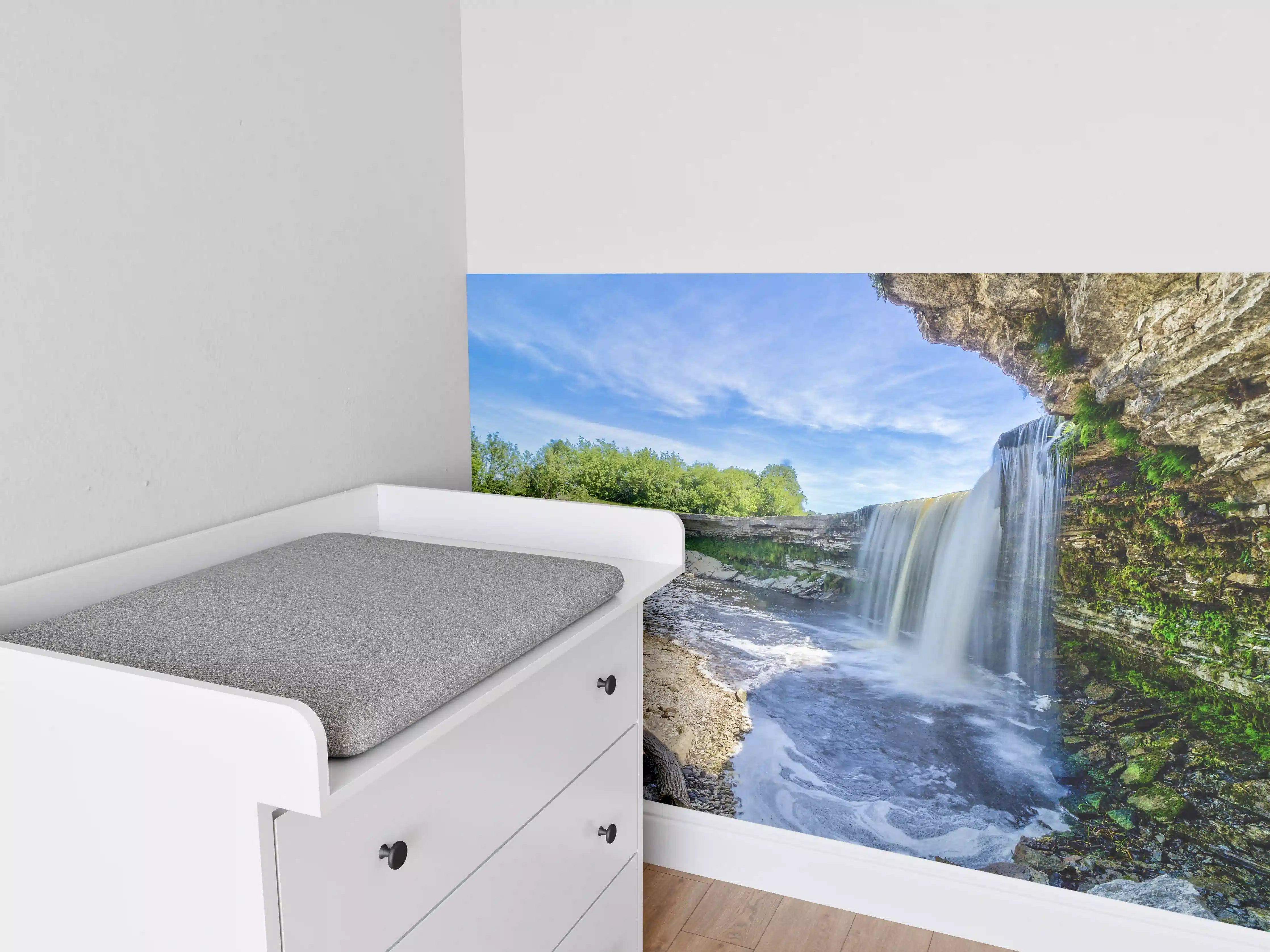 Babyzimmer Wandgestaltung - Jagala Sommer Wasserfall