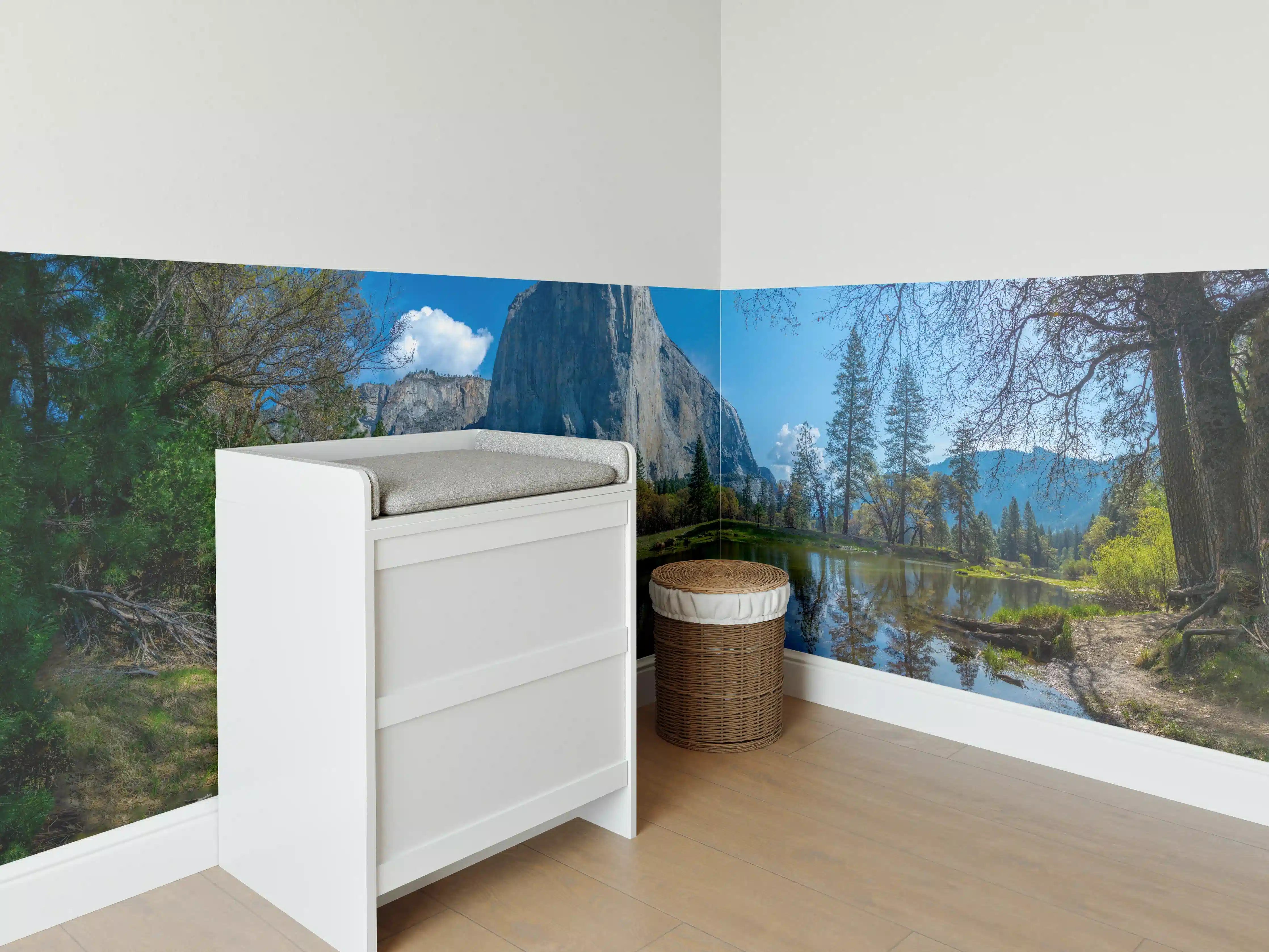 Babyzimmer Wandgestaltung - Kalifornische Berge
