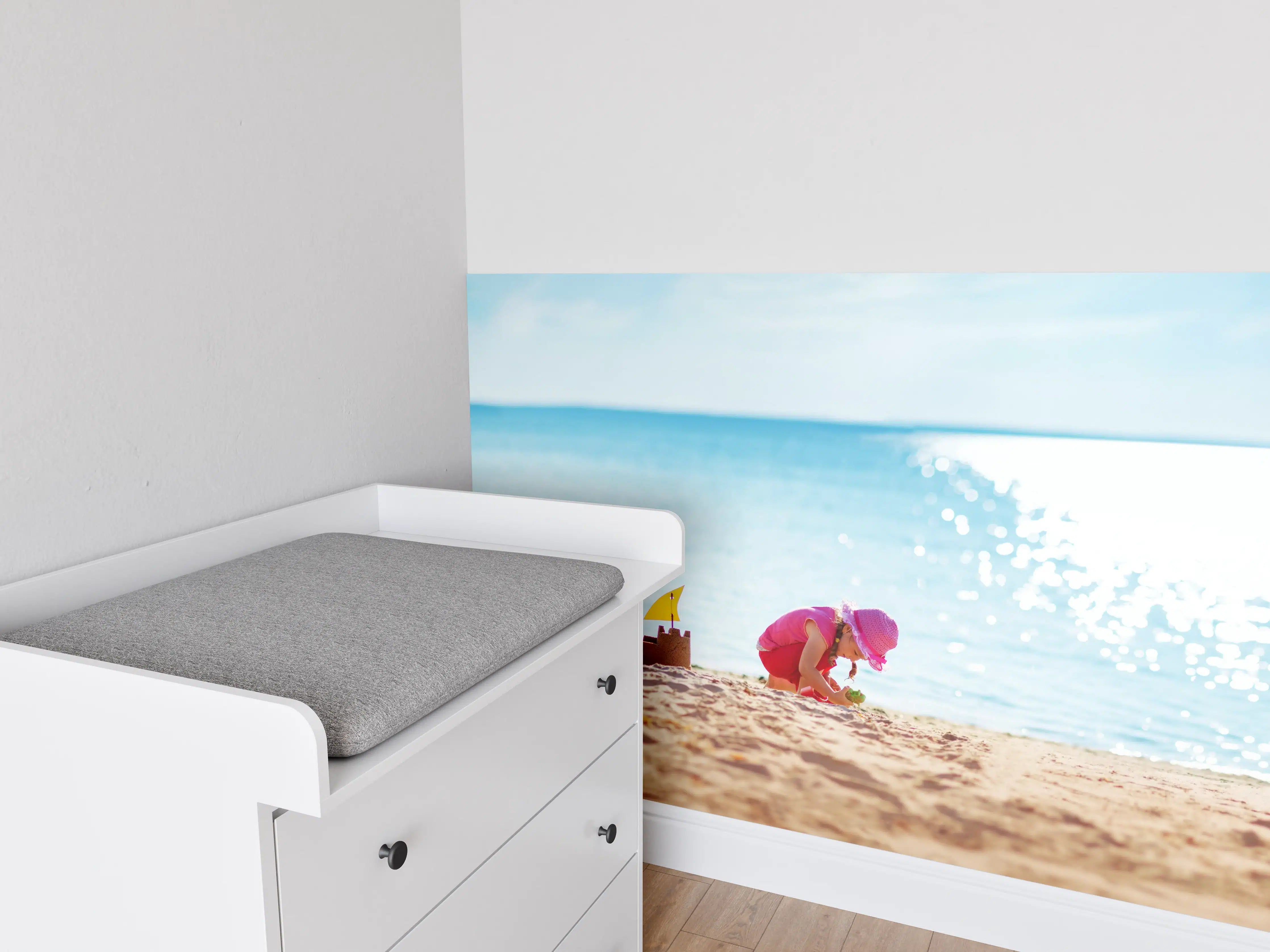 Babyzimmer Wandgestaltung - Kinder Spiel Strand Sonnenschein