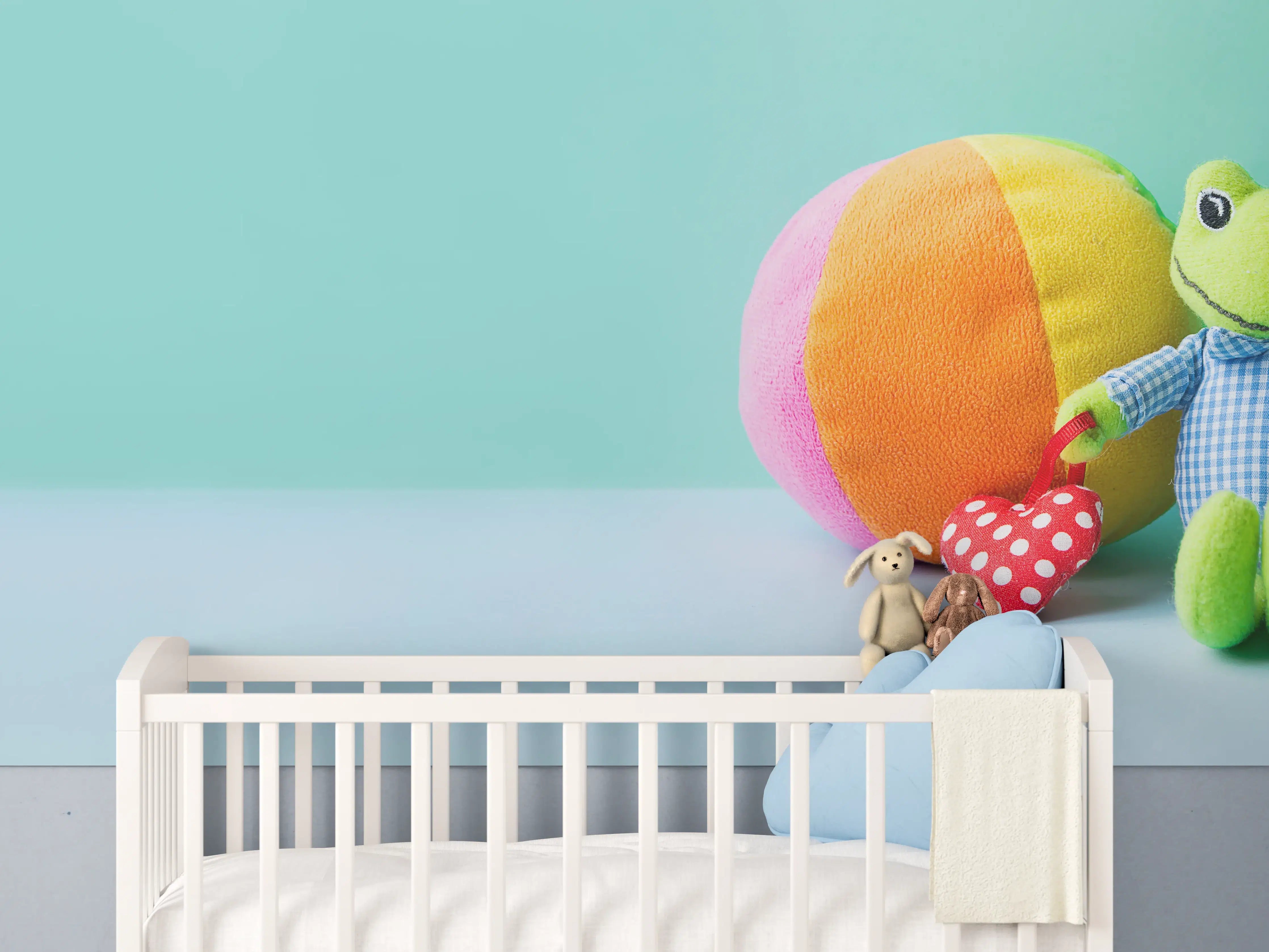 Babyzimmer Wandgestaltung - Kinderspielzeug Kleiner Frosch