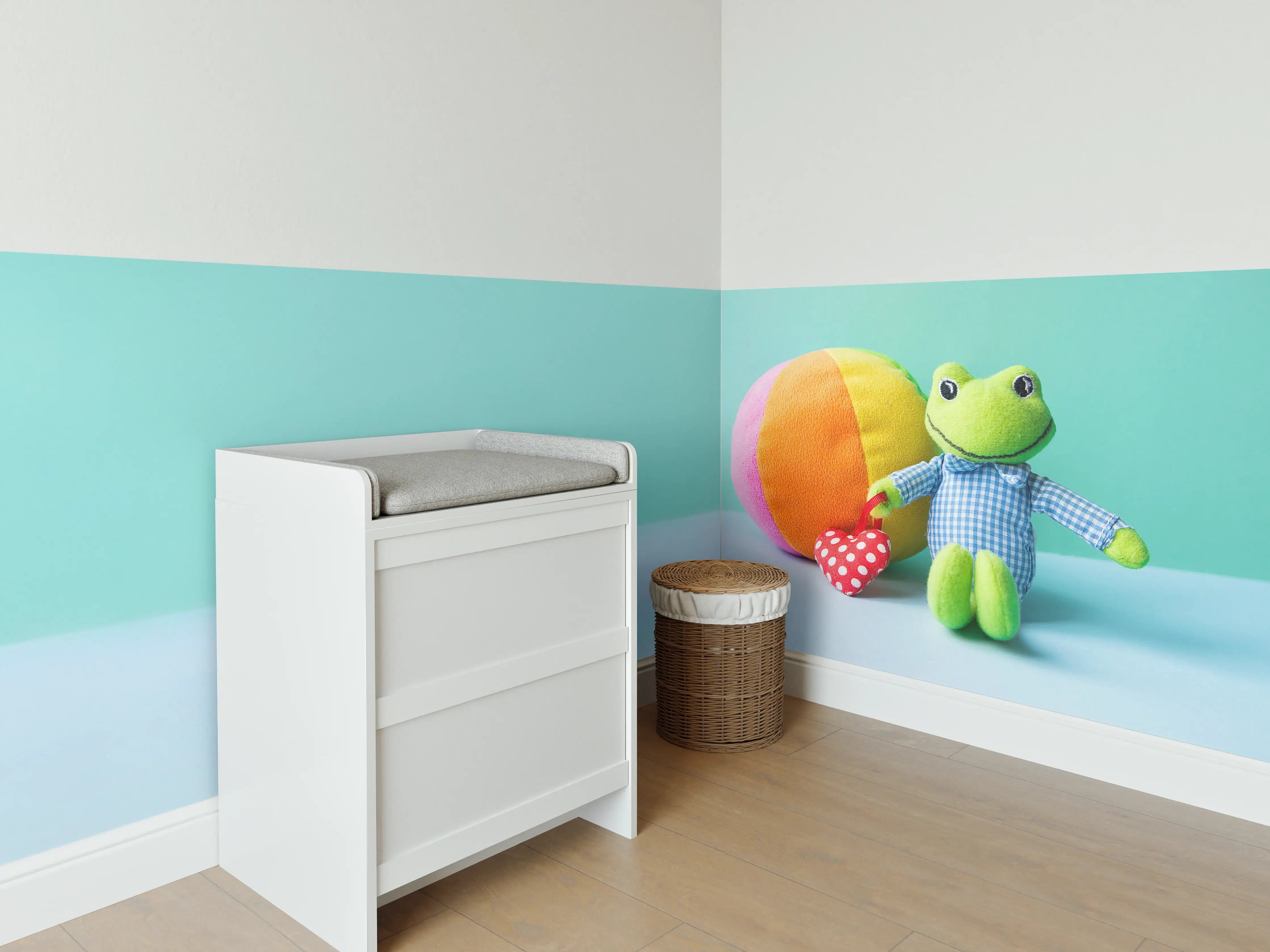 Babyzimmer Wandgestaltung - Kinderspielzeug Kleiner Frosch