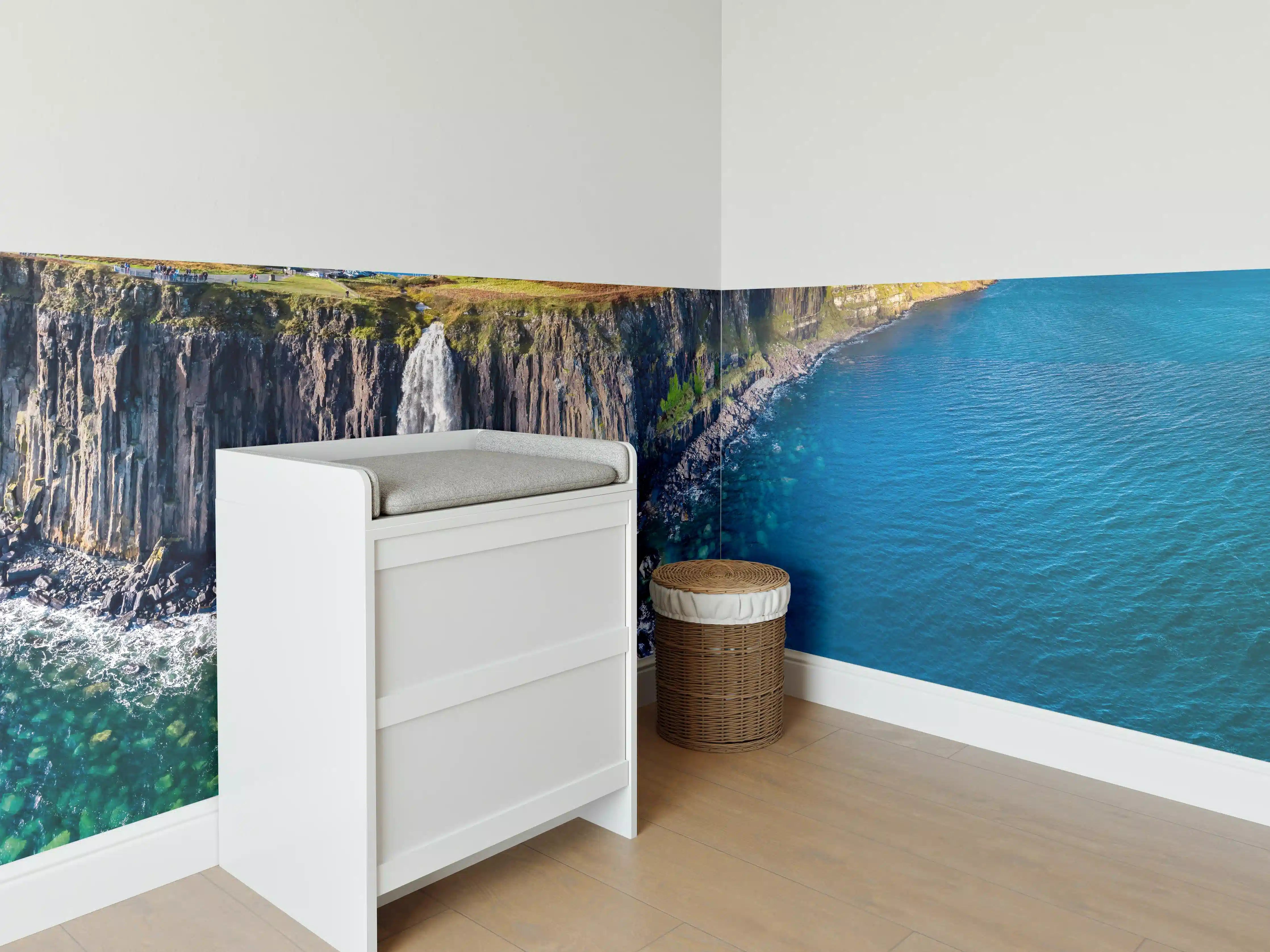 Babyzimmer Wandgestaltung - Klippen von Staffin - Schottland