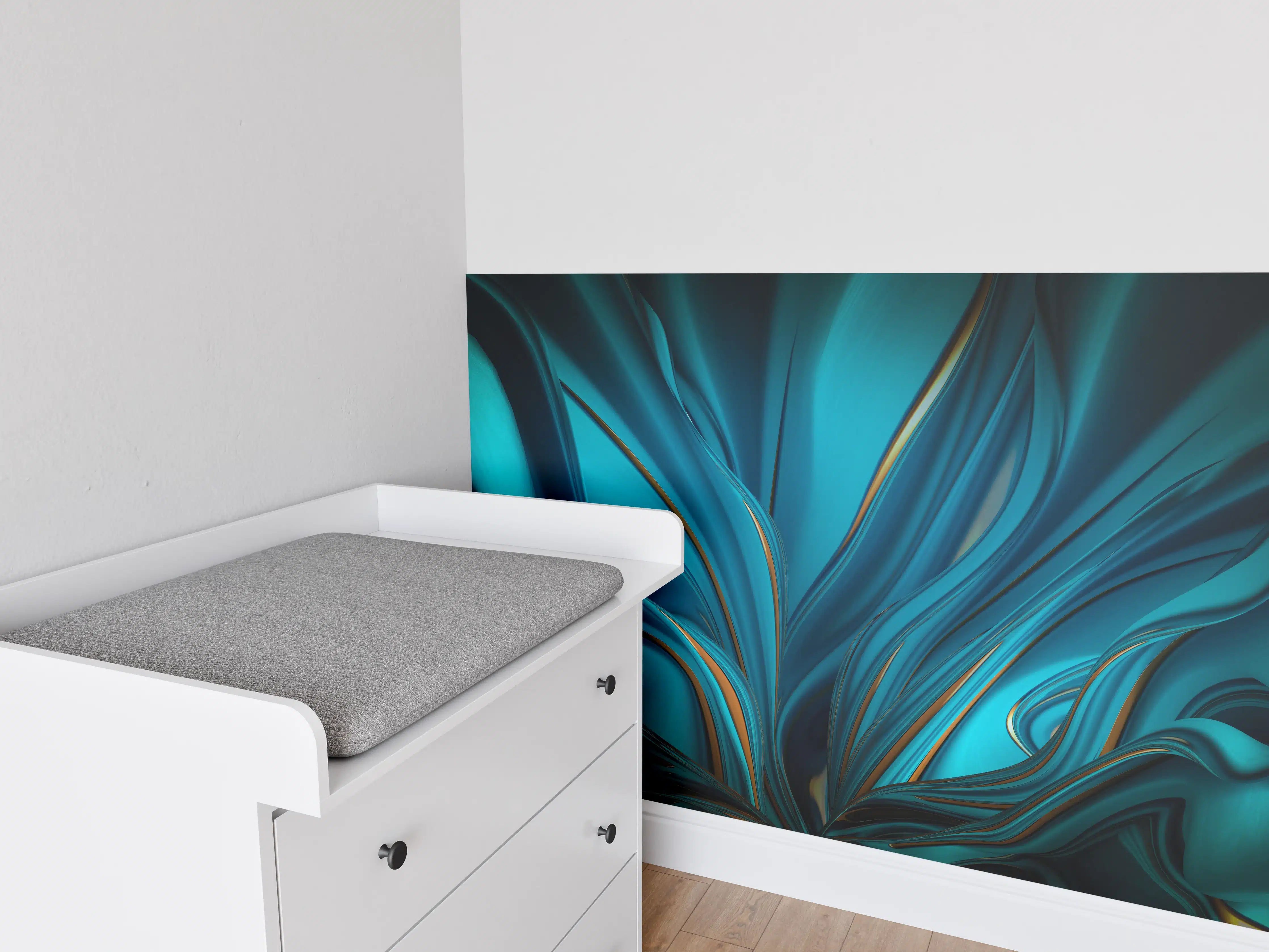 Babyzimmer Wandgestaltung - Künstlerischer Hintergrund - Abstrakt