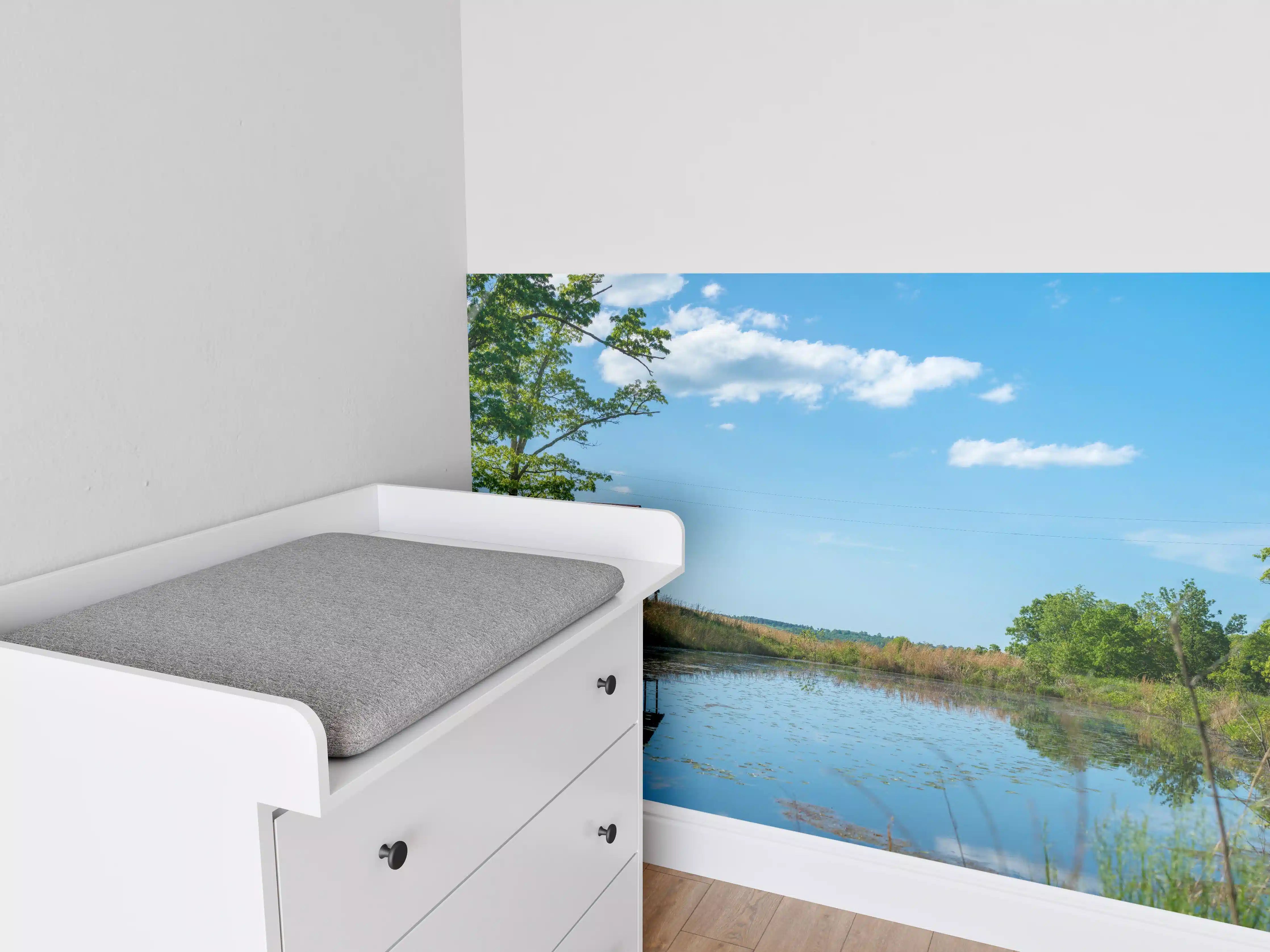 Babyzimmer Wandgestaltung - Ländliches altes Haus