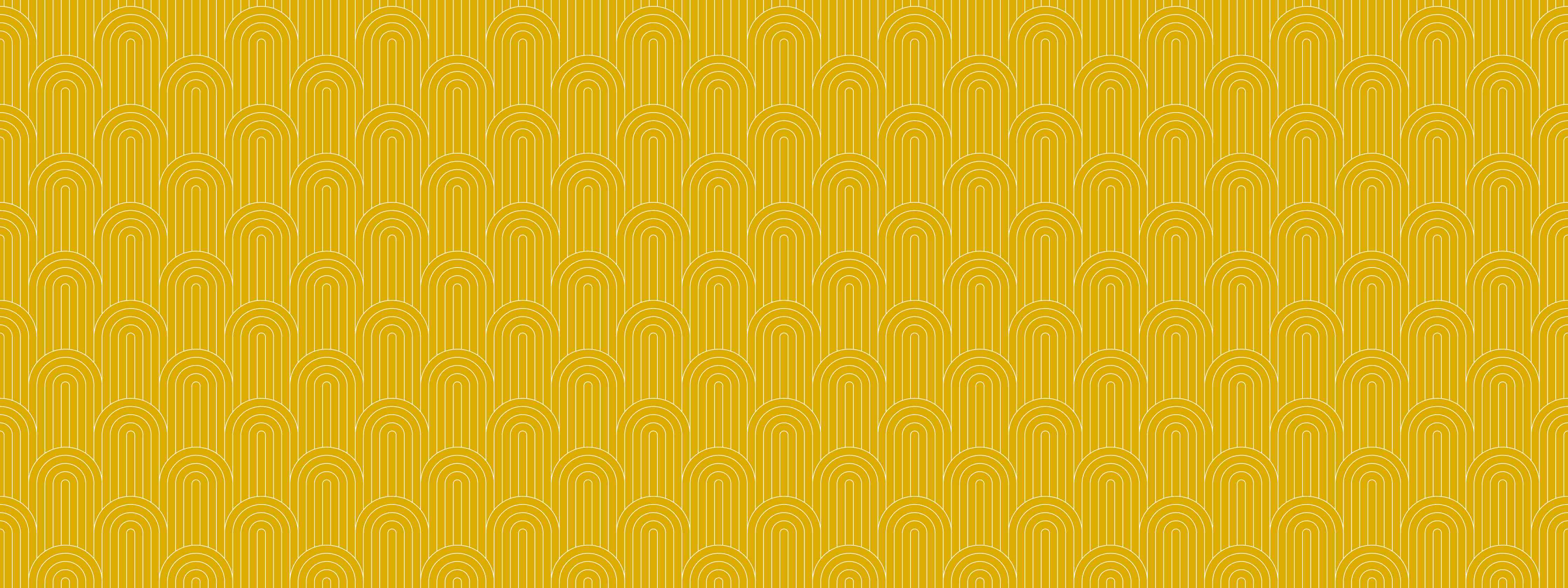 Babyzimmer Wandgestaltung-Lebendige Arcate in Senfgelb