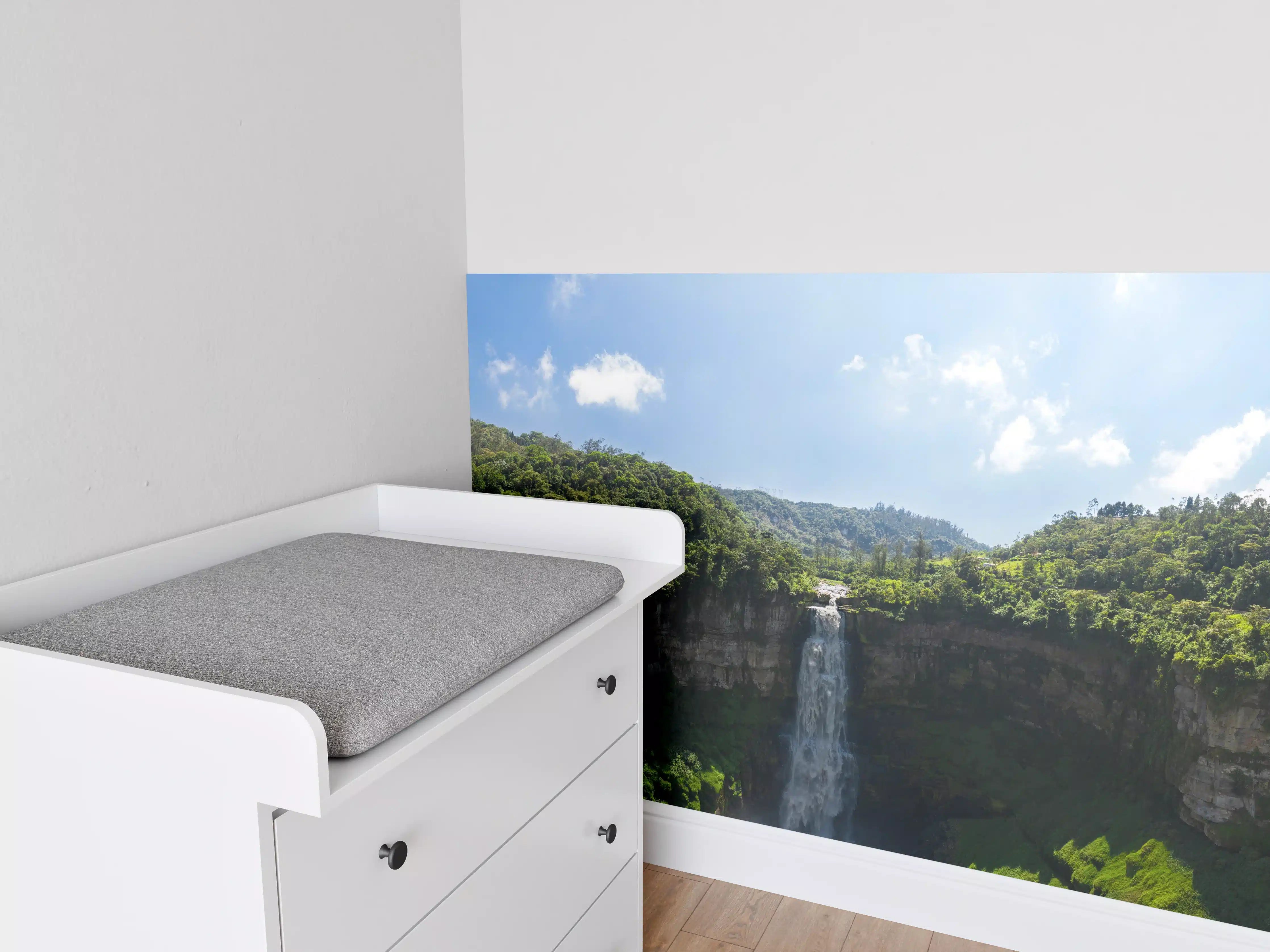 Babyzimmer Wandgestaltung - Luftaufnahme von El Salto de Tequendama