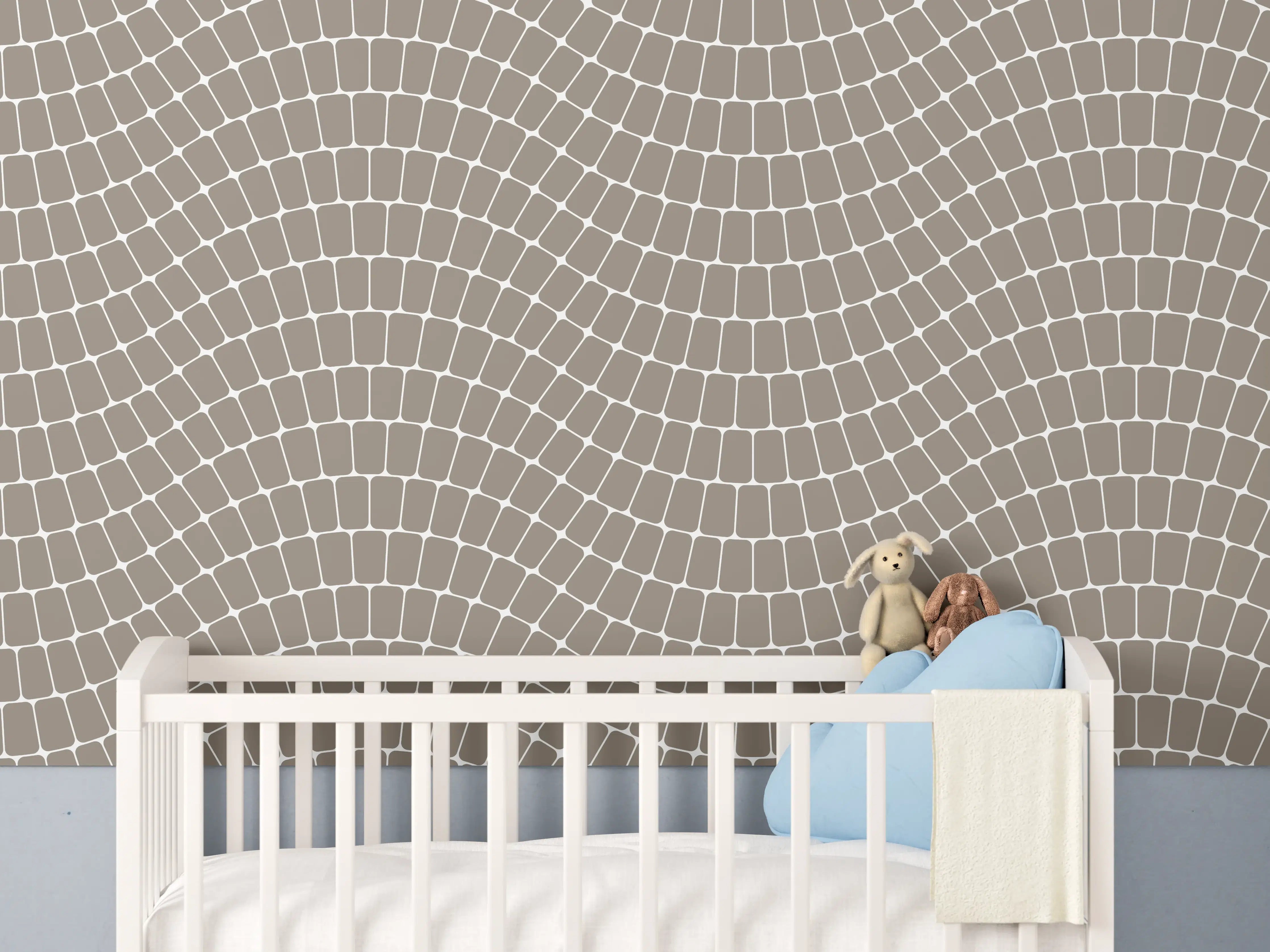 Babyzimmer Wandgestaltung - Luxus-Grau-Marmor-Textur