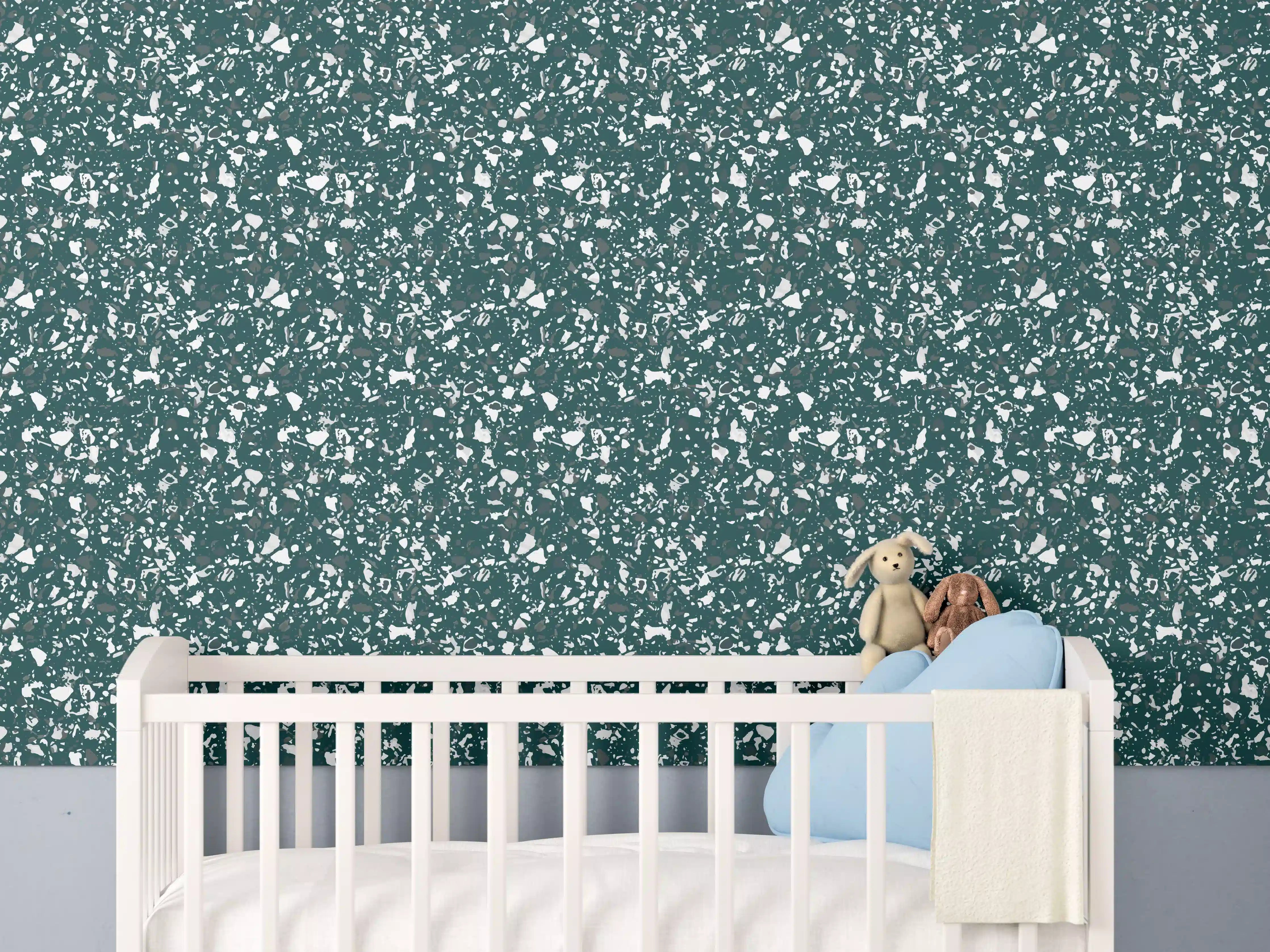 Babyzimmer Wandgestaltung - Luxus-Grau-Porzellanfliese