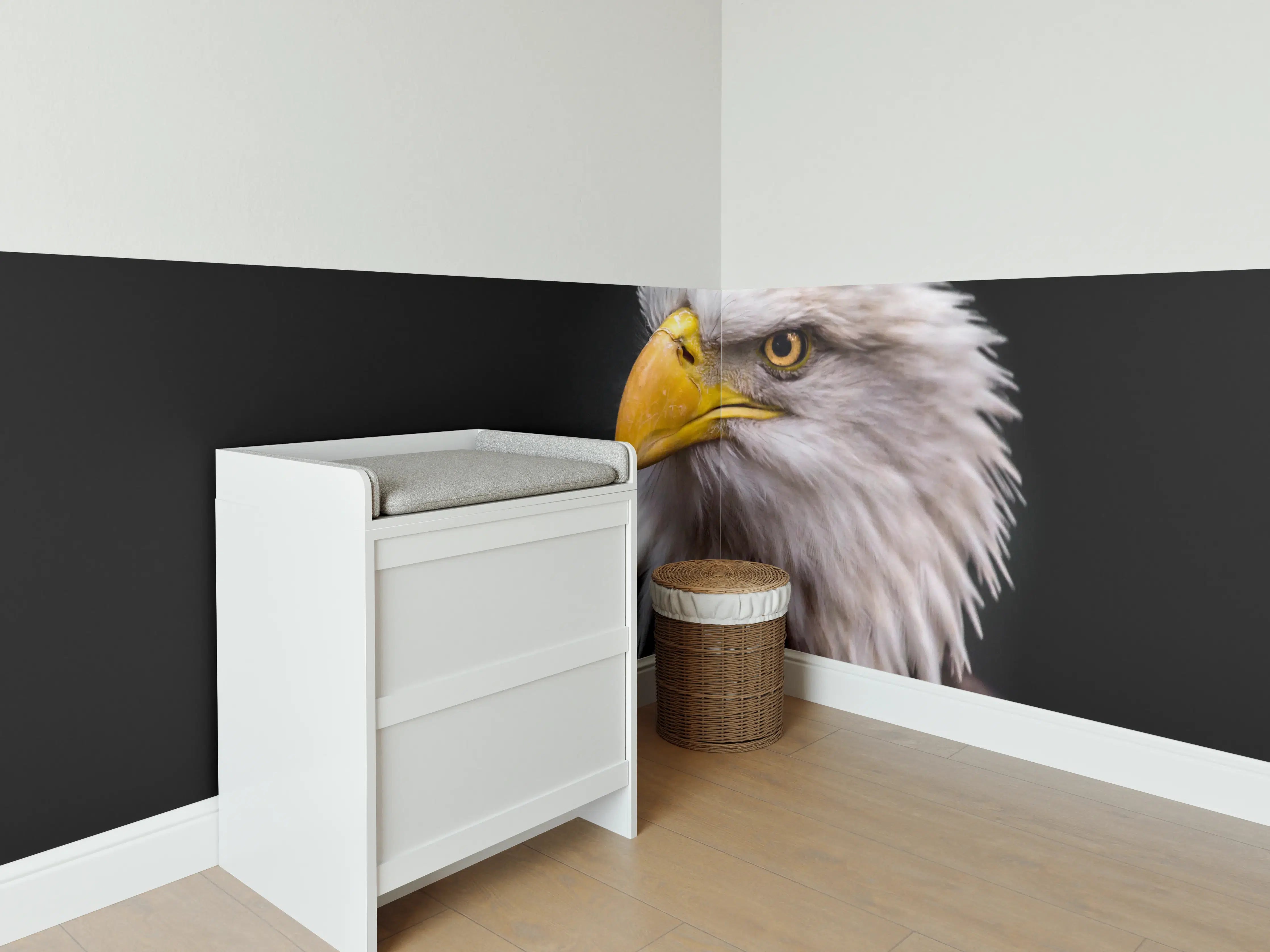 Babyzimmer Wandgestaltung - Majestätischer Adler