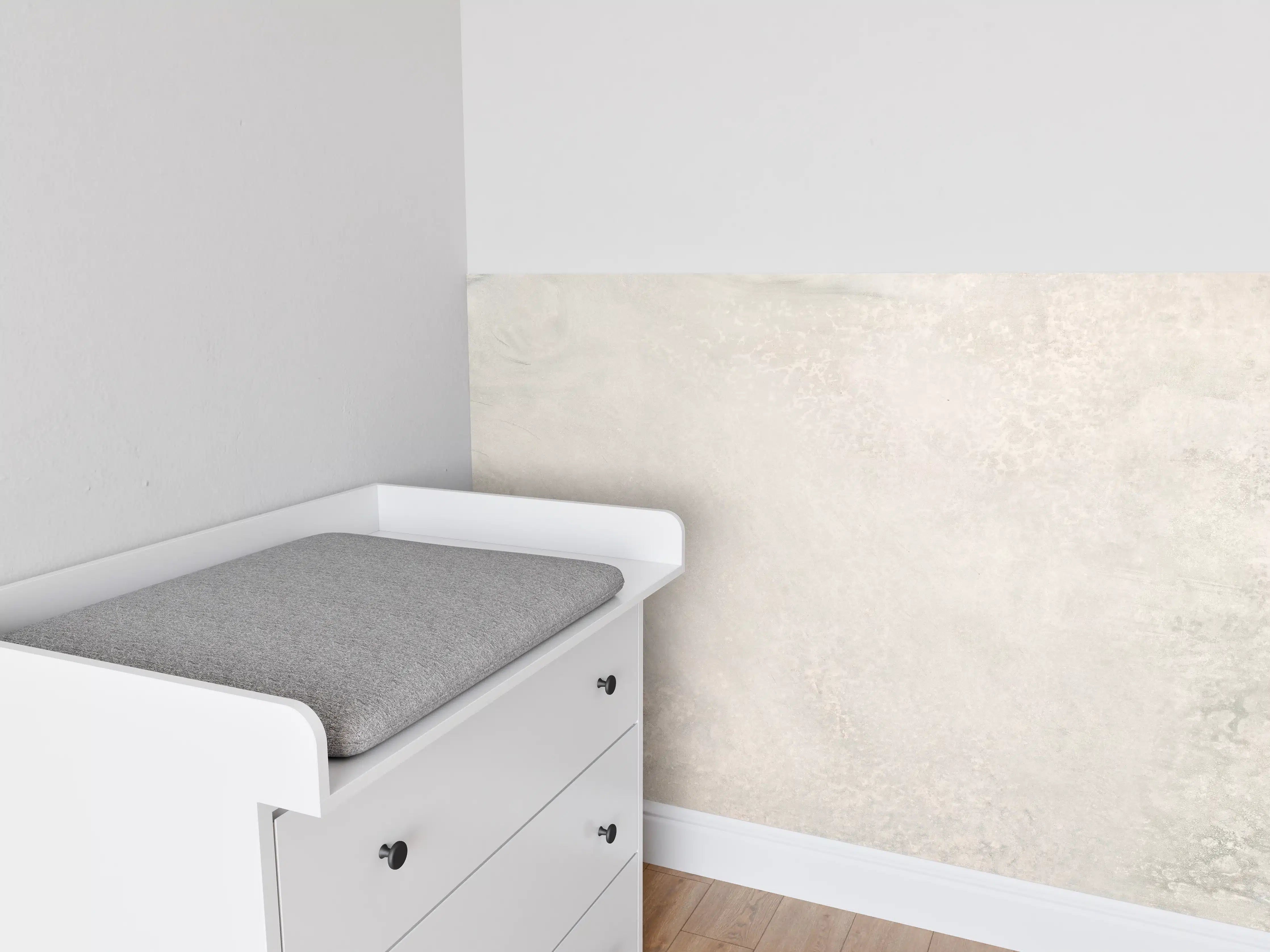 Babyzimmer Wandgestaltung - Marmor Stein Textur