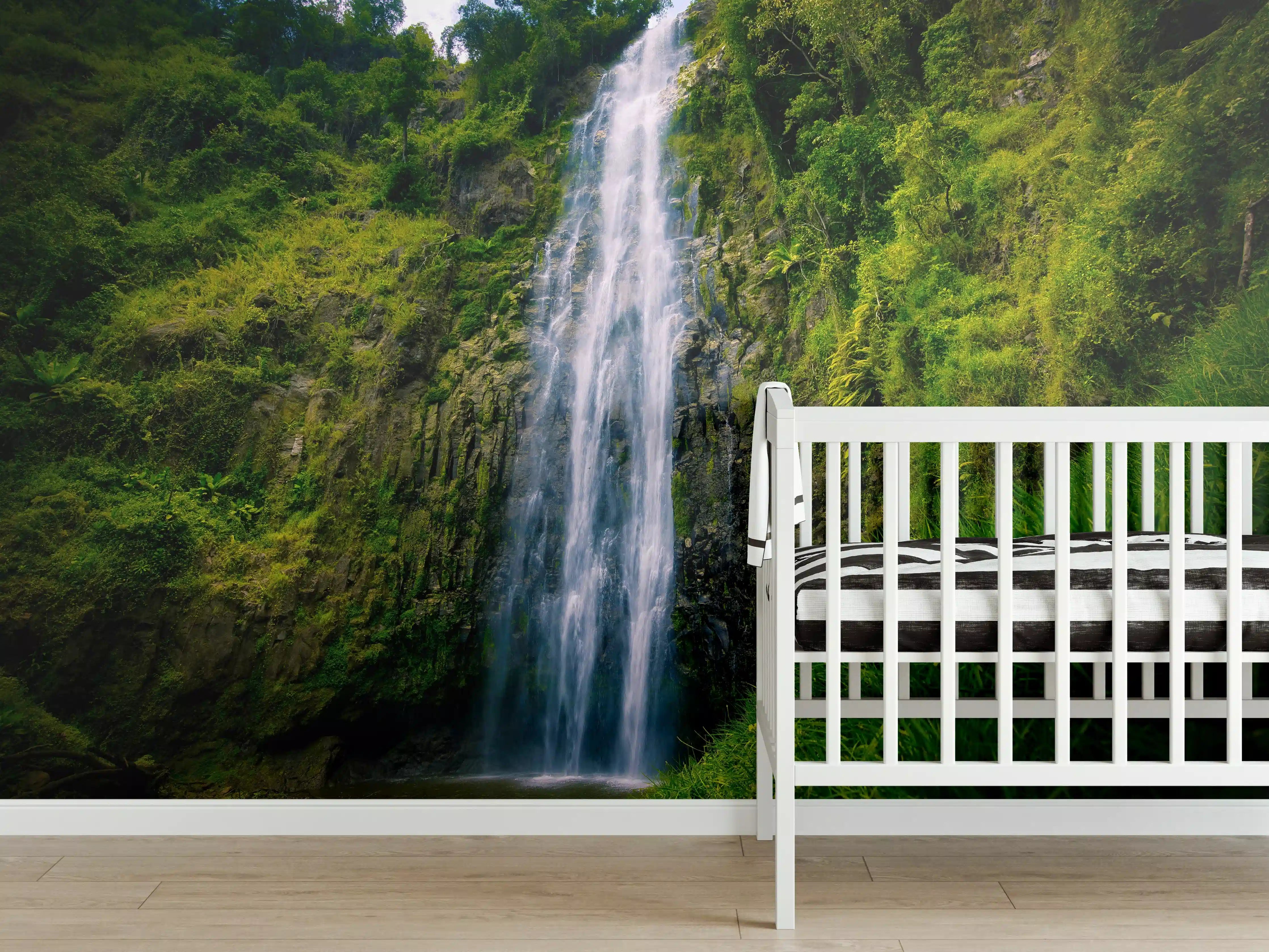 Babyzimmer Wandgestaltung - Materuni Waterfall