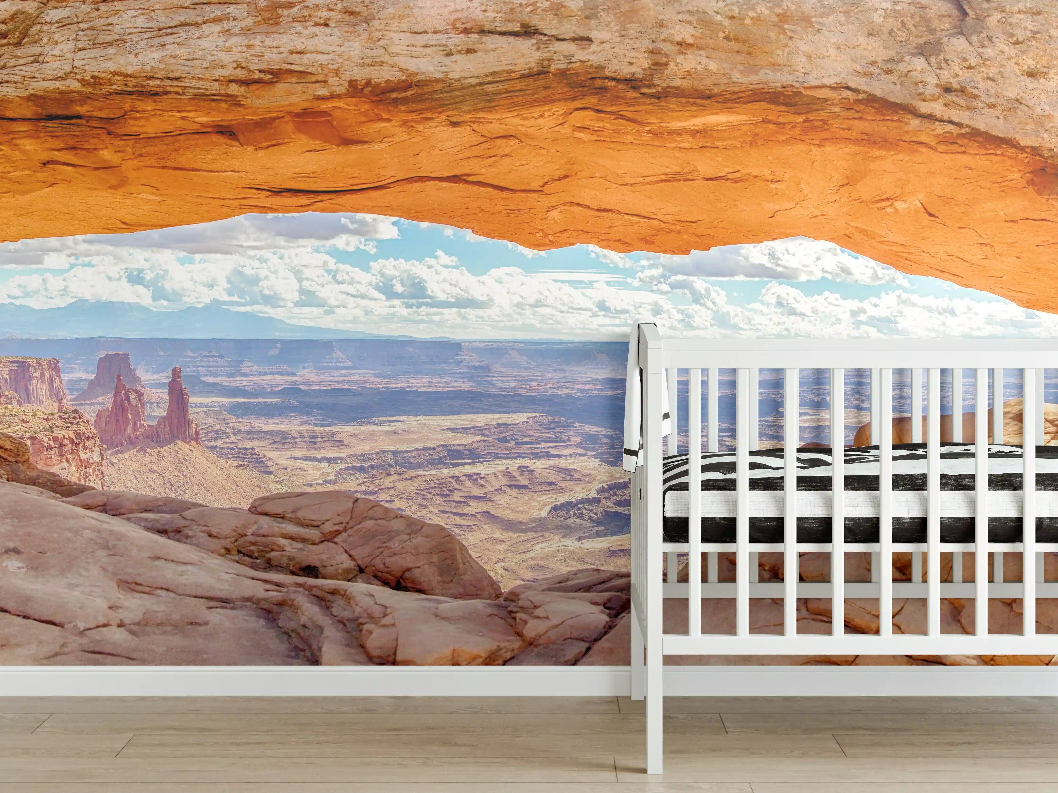 Babyzimmer Wandgestaltung - Mesa Arch-Panorama bei Sonnenaufgang