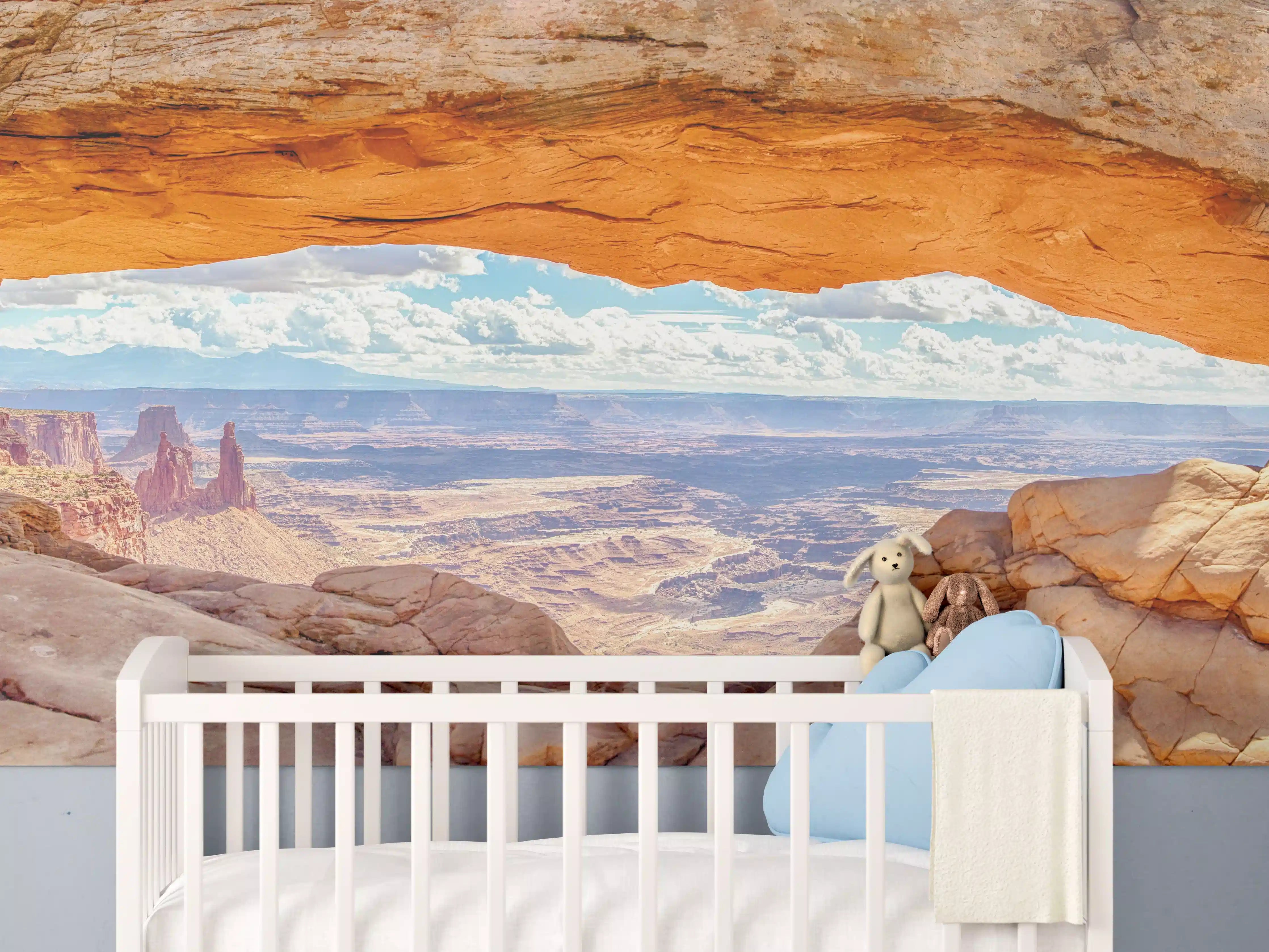 Babyzimmer Wandgestaltung - Mesa Arch-Panorama bei Sonnenaufgang