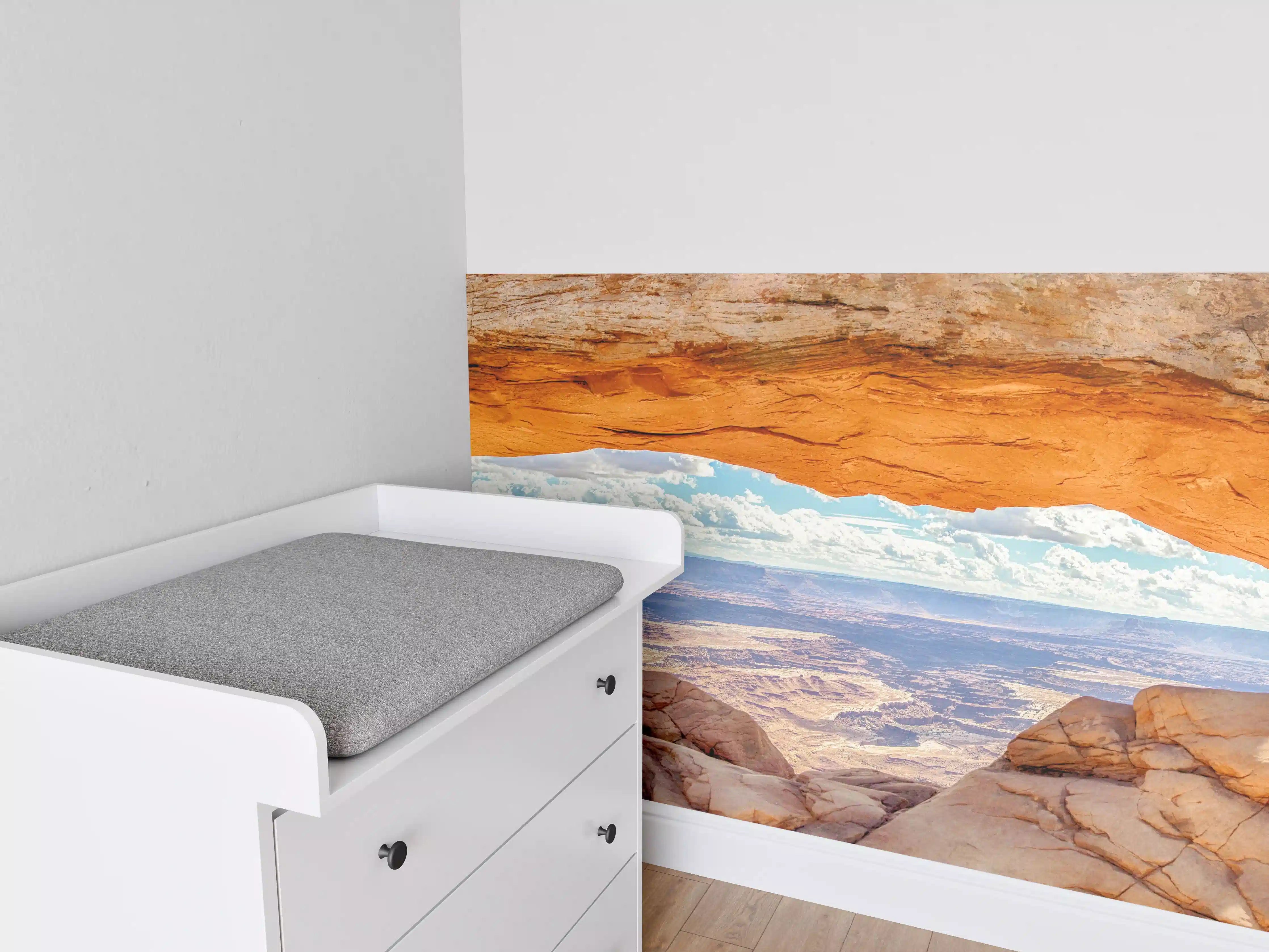 Babyzimmer Wandgestaltung - Mesa Arch-Panorama bei Sonnenaufgang