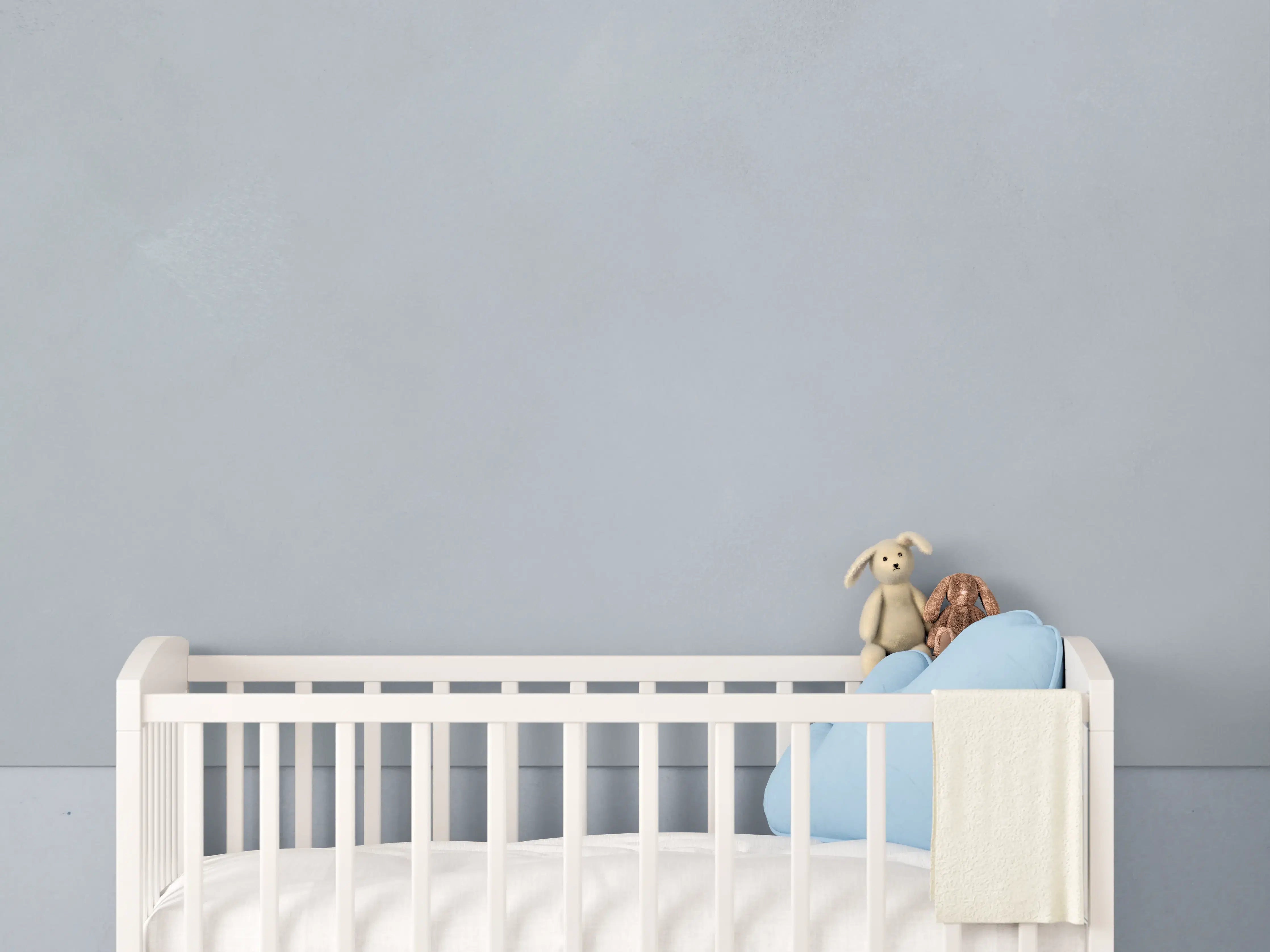 Babyzimmer Wandgestaltung - Moderne Graue Betonwand