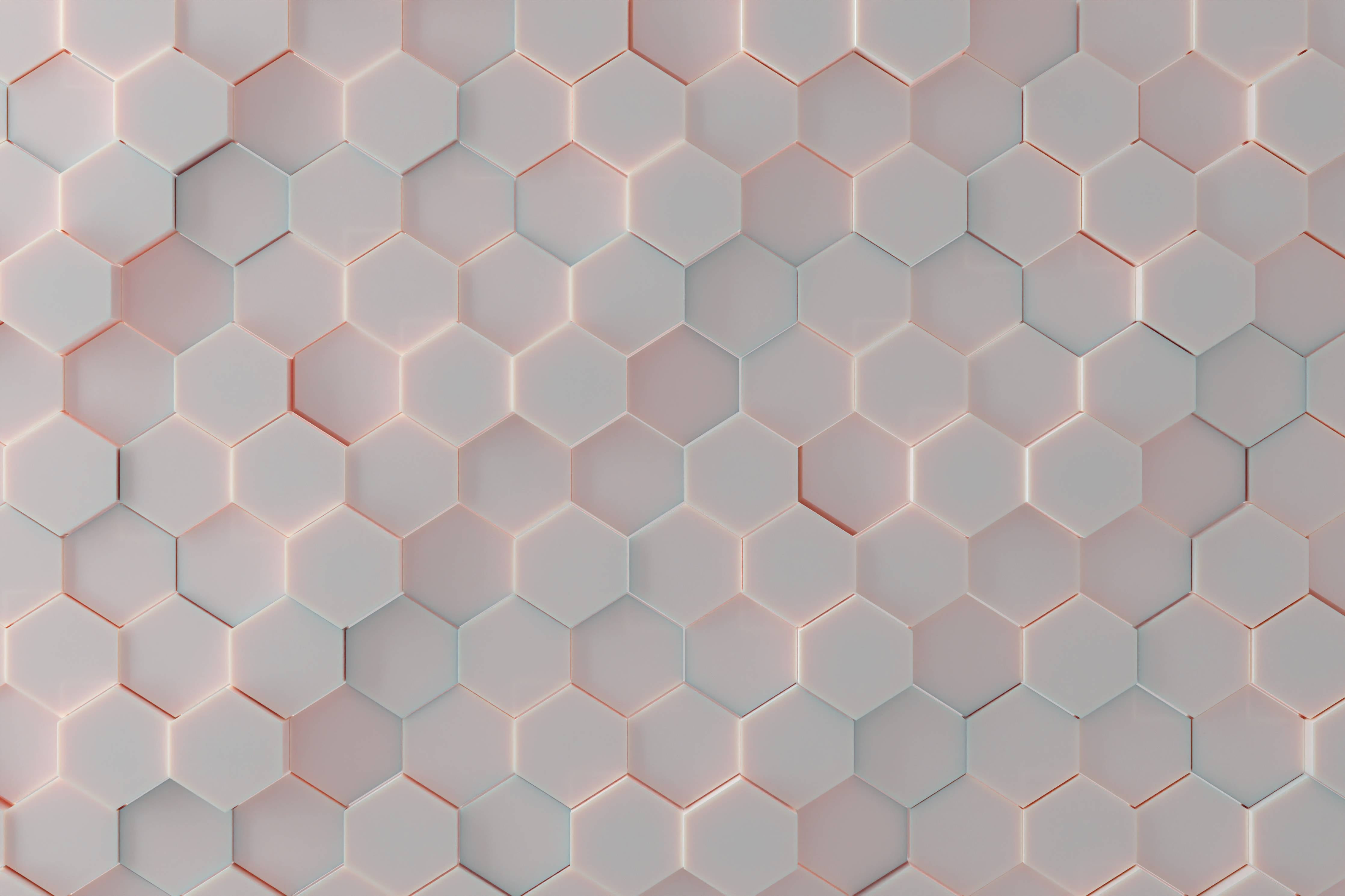 Babyzimmer Wandgestaltung-Moderne Hexagon Wandgestaltung