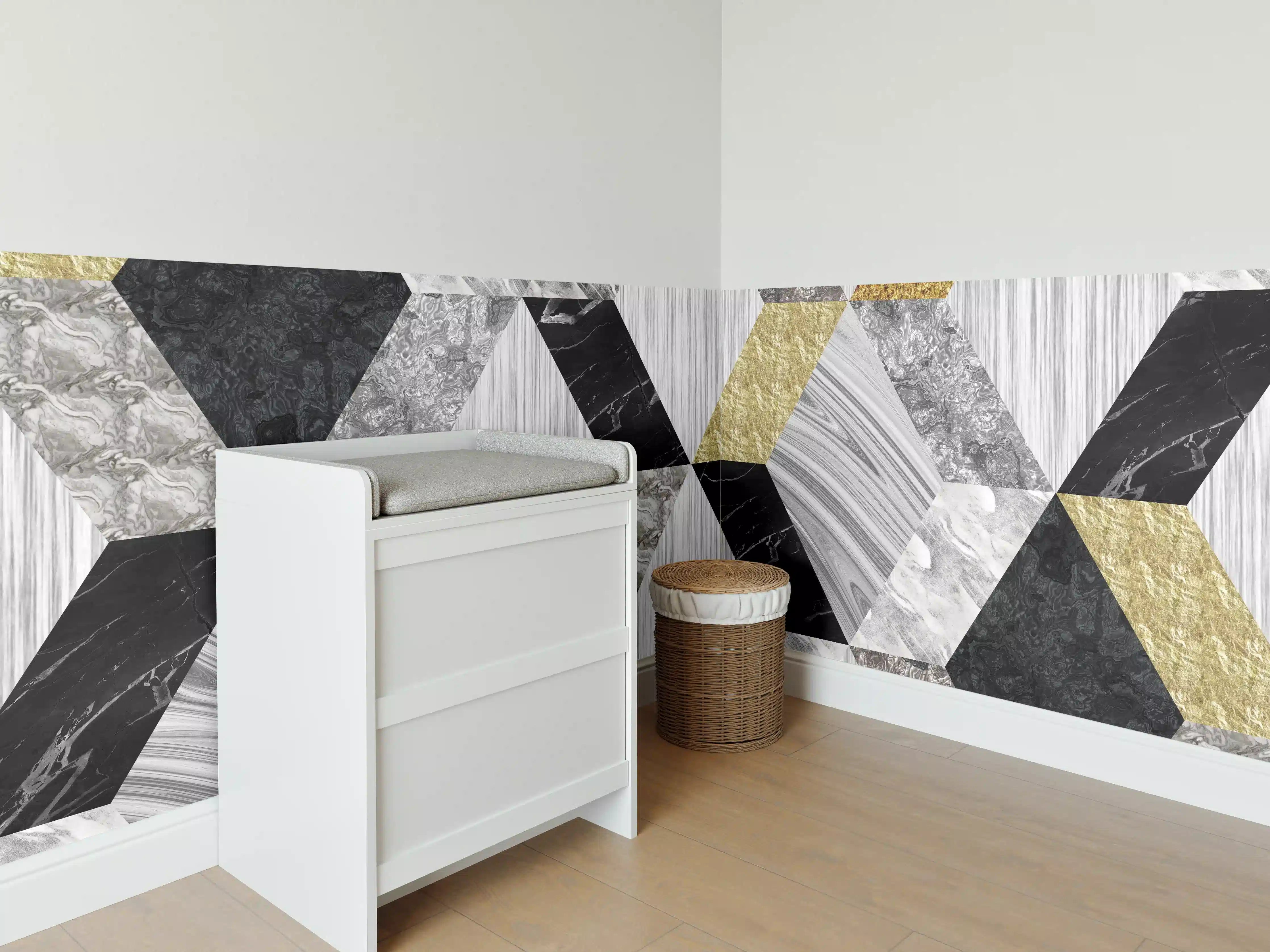 Babyzimmer Wandgestaltung - Moderne Keramik Textur