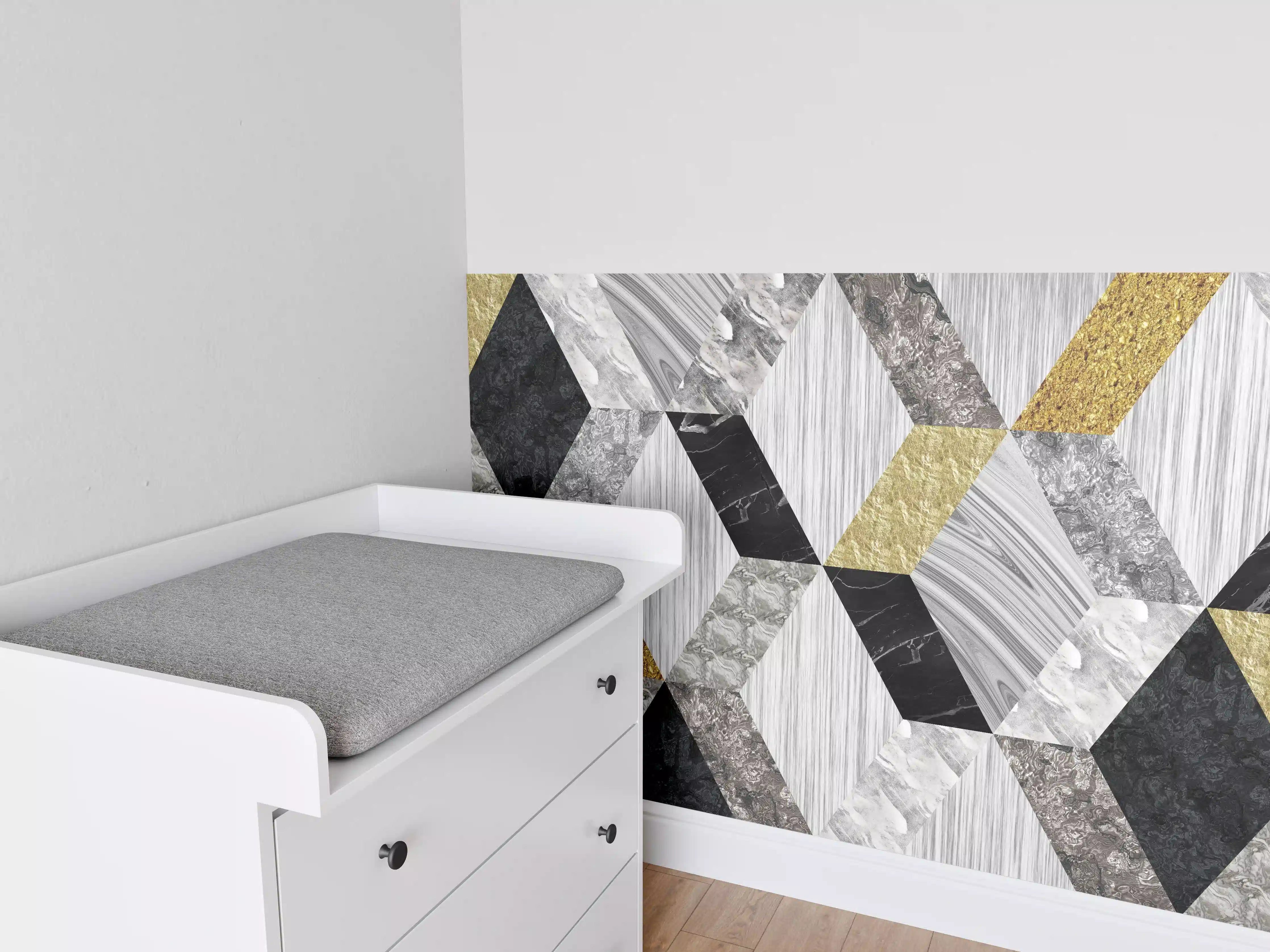 Babyzimmer Wandgestaltung - Moderne Keramik Textur