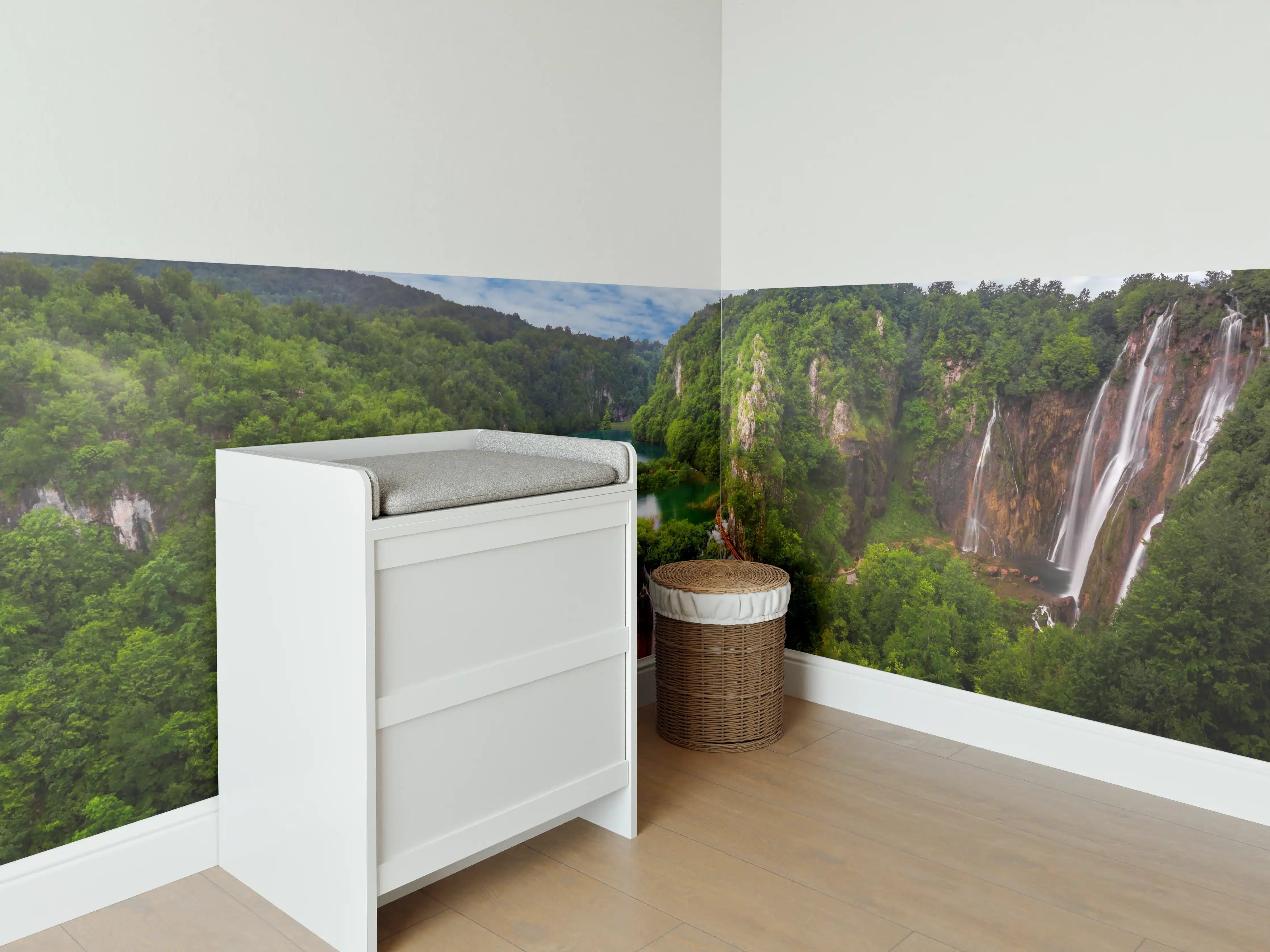 Babyzimmer Wandgestaltung - Multi-Wasserfall - Landschaft